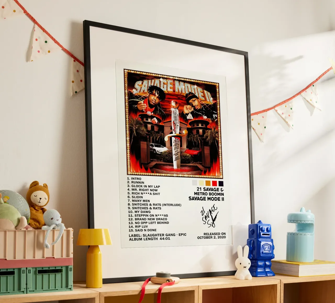 Savage Mode II 21 Savage & Metro Boomin poster da Roronoa7