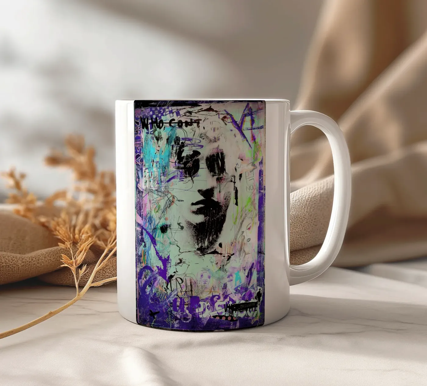 Creep ceramic mug by Sandrine Pagnoux