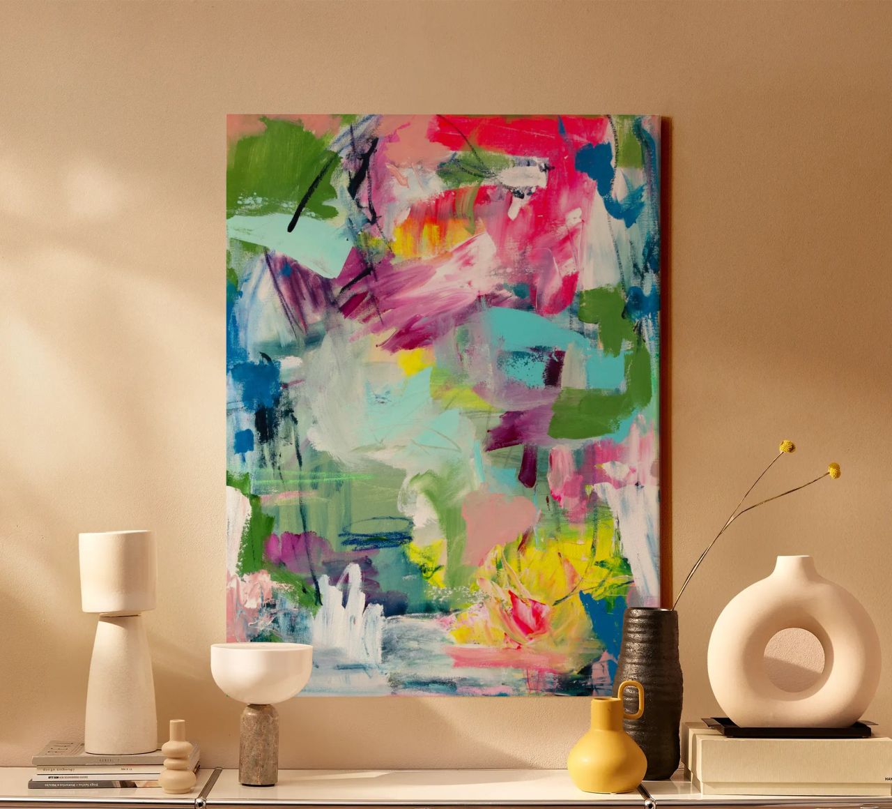 Tove Höglund - Umzug nach Bali Leinwand von The Artcircle