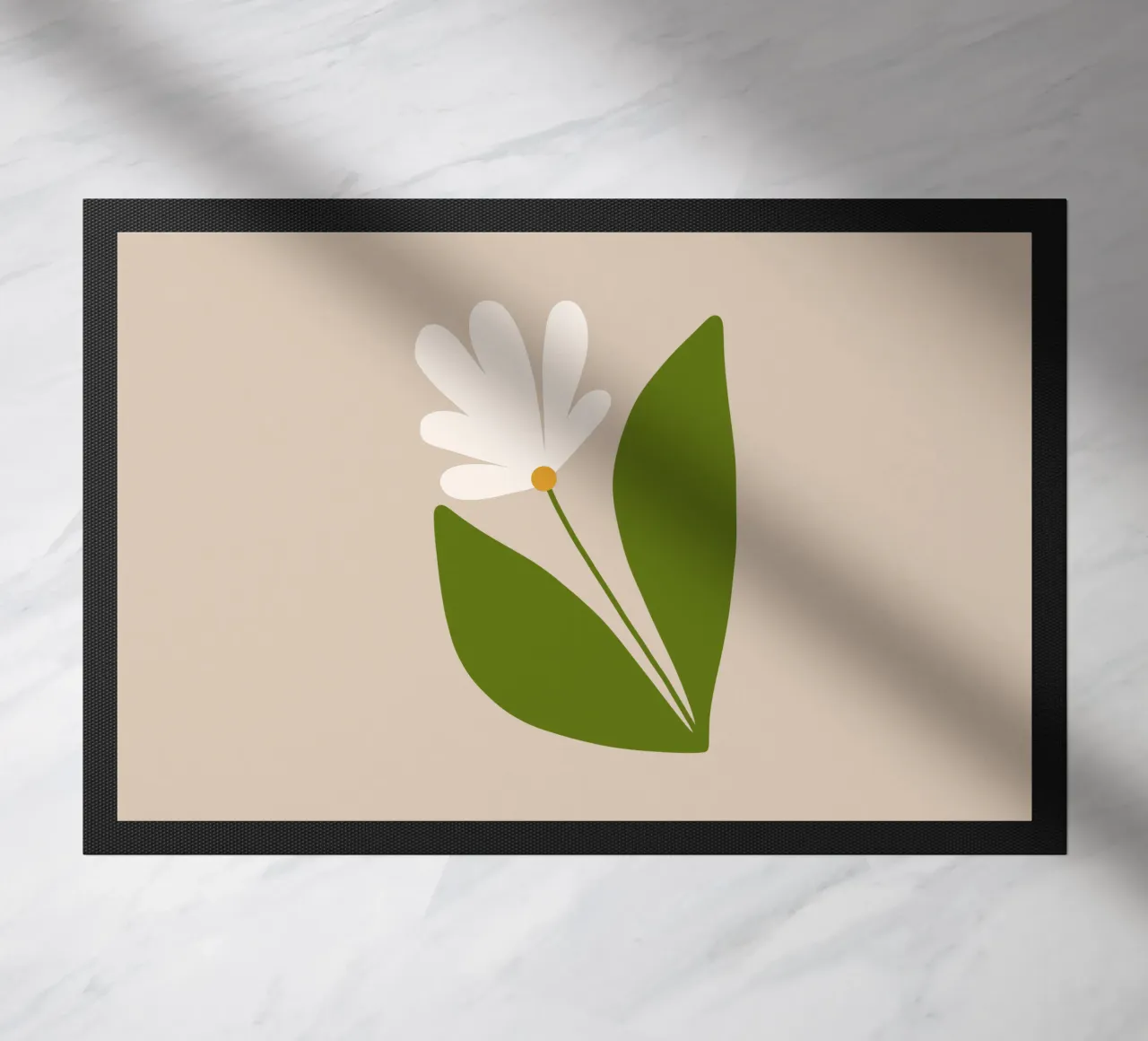 White Green Bloom zerbino da TijanaArtStudio88