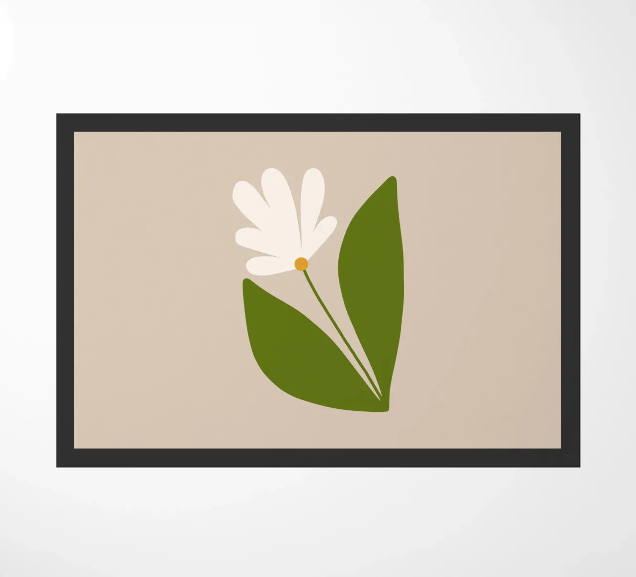 White Green Bloom zerbino da TijanaArtStudio88