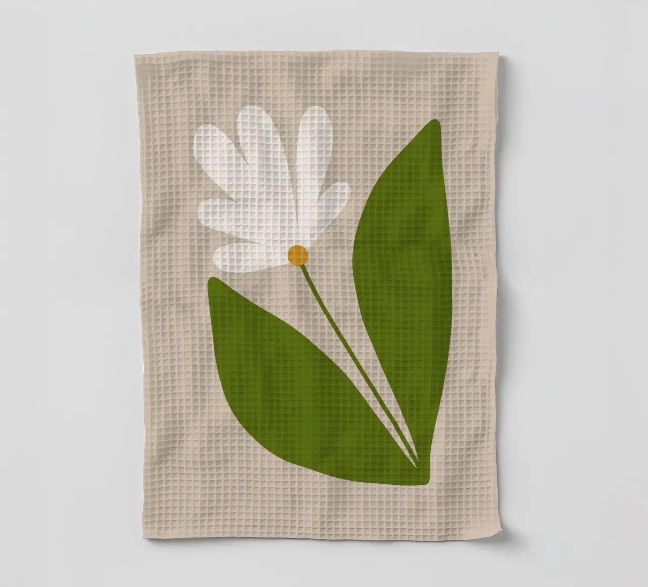 White Green Bloom canovaccio da cucina da TijanaArtStudio88