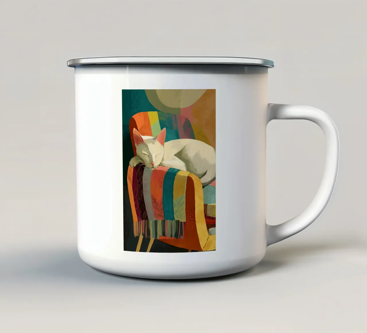 Afternoon Stillness tazza in smalto da Luca
