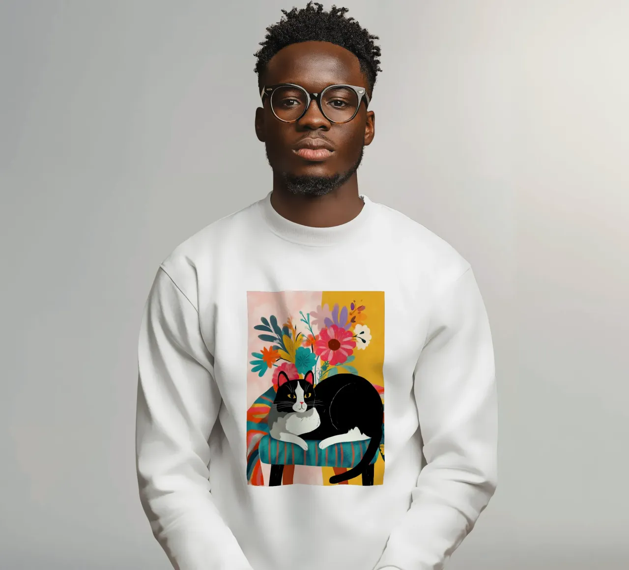 Bloom and Purr sudadera de Luca