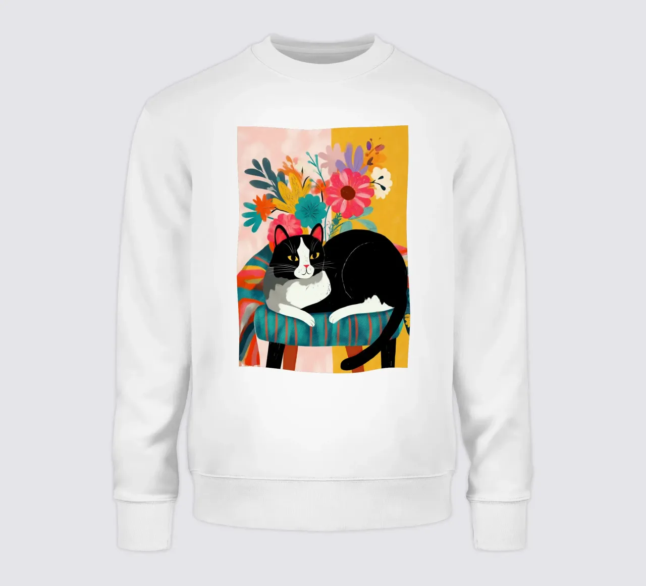 Bloom and Purr Sweatshirt von Luca