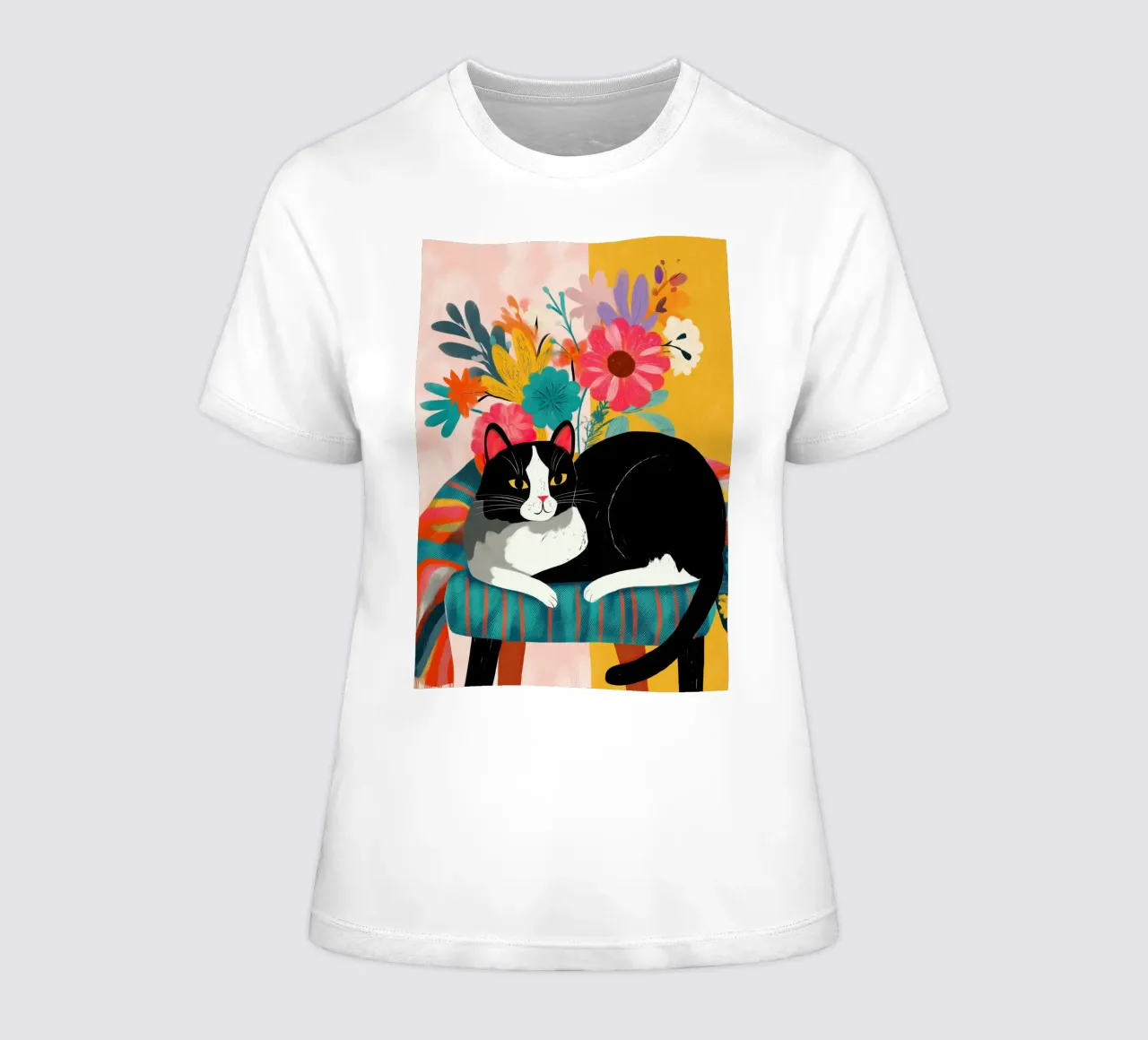 Bloom and Purr t-shirt da donna da Luca