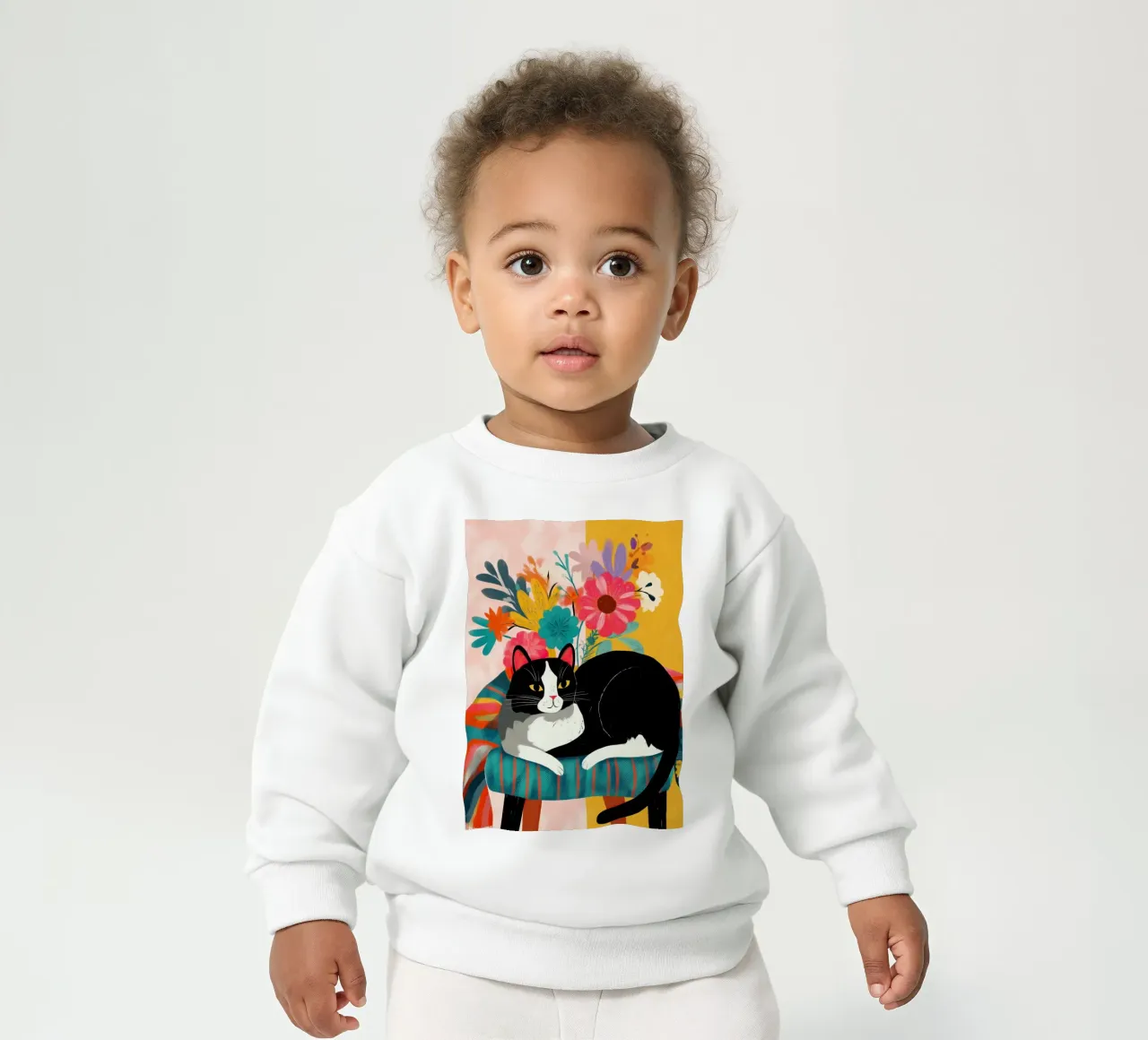 Bloom and Purr sudadera de bebé de Luca