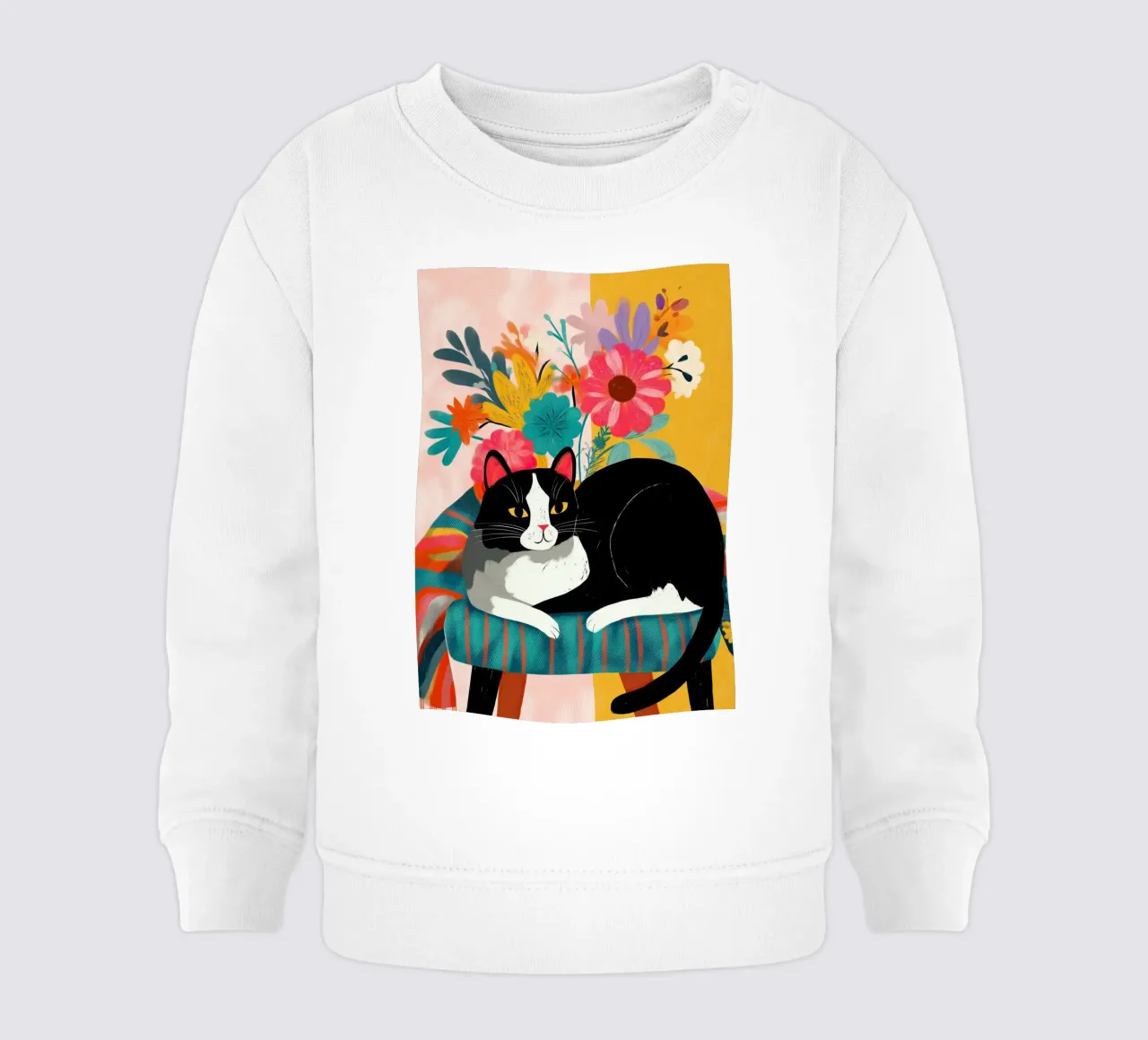 Bloom and Purr sudadera de bebé de Luca