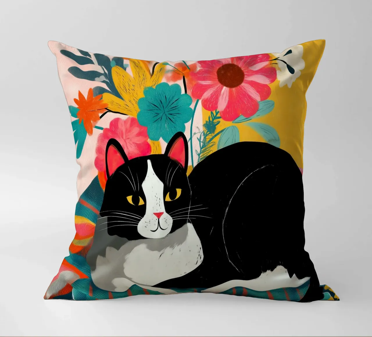 Bloom and Purr cuscino da Luca