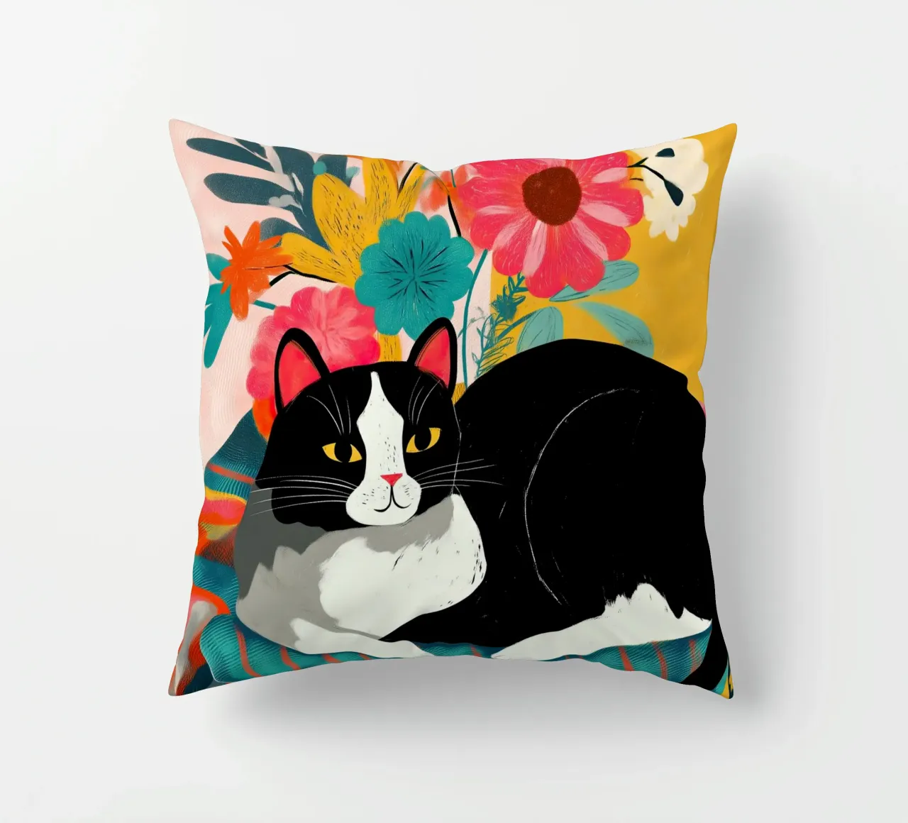 Bloom and Purr cuscino da Luca