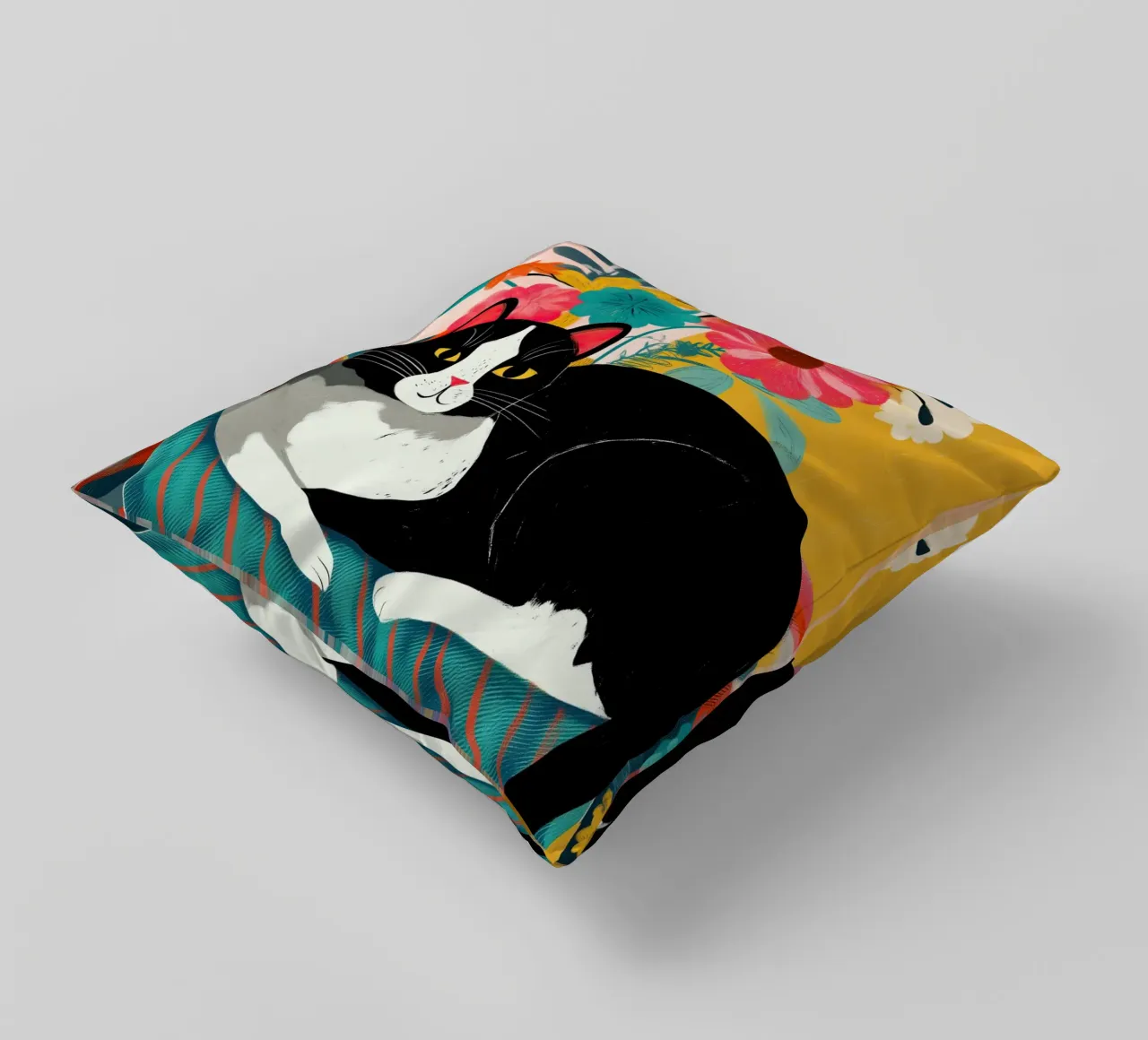 Bloom and Purr cuscino da Luca