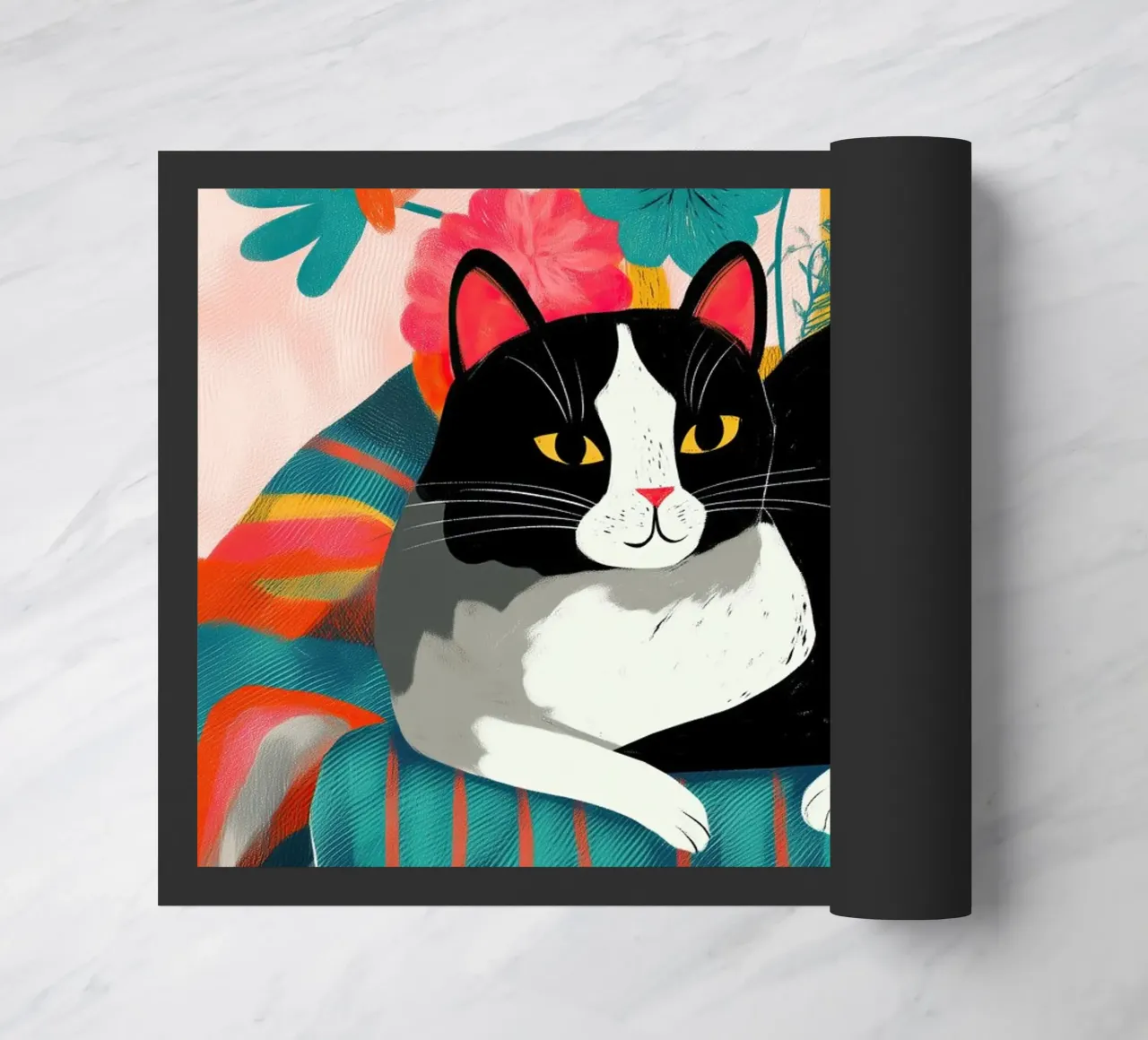 Bloom and Purr felpudo de Luca