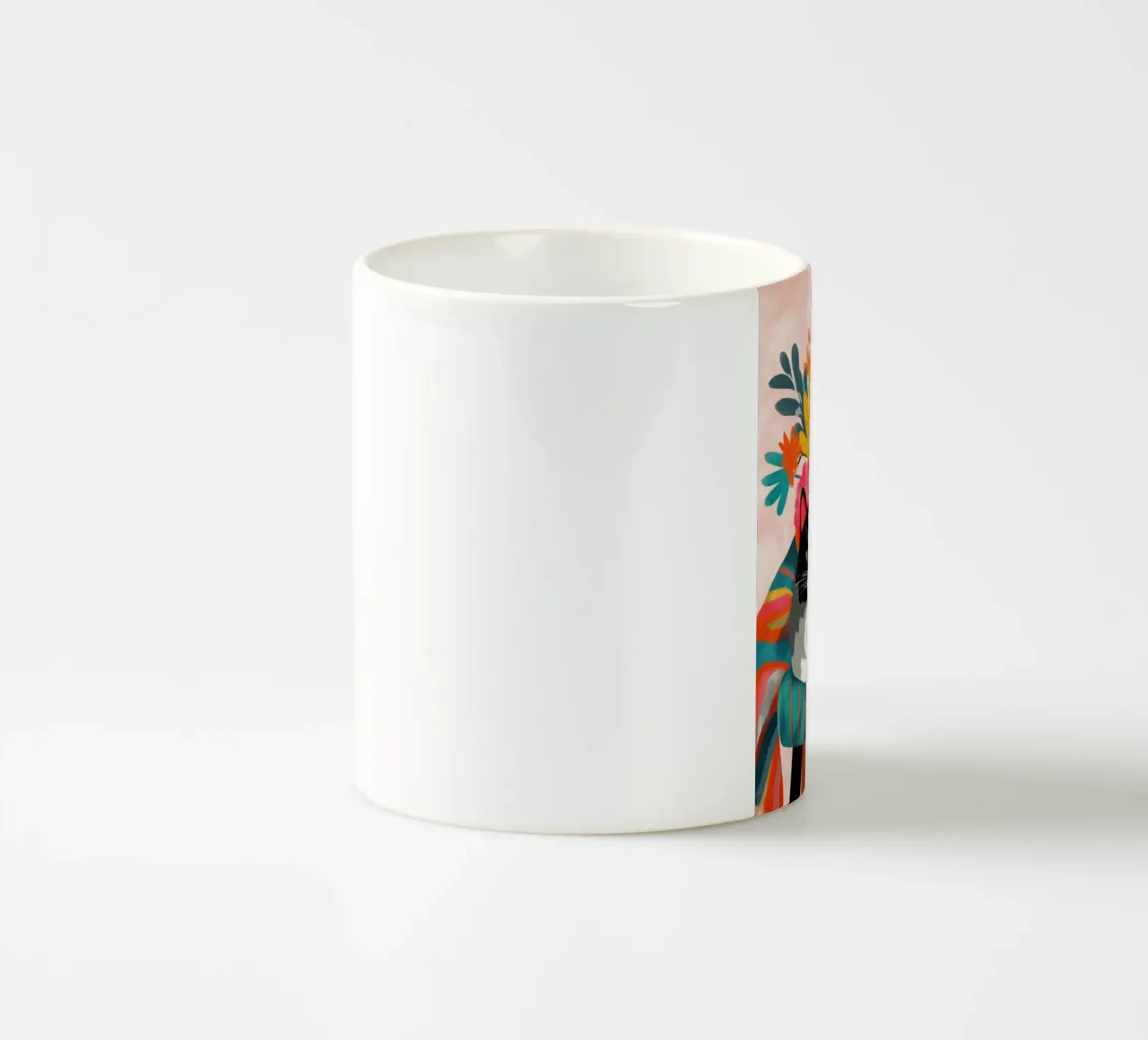 Bloom and Purr keramische mok van Luca