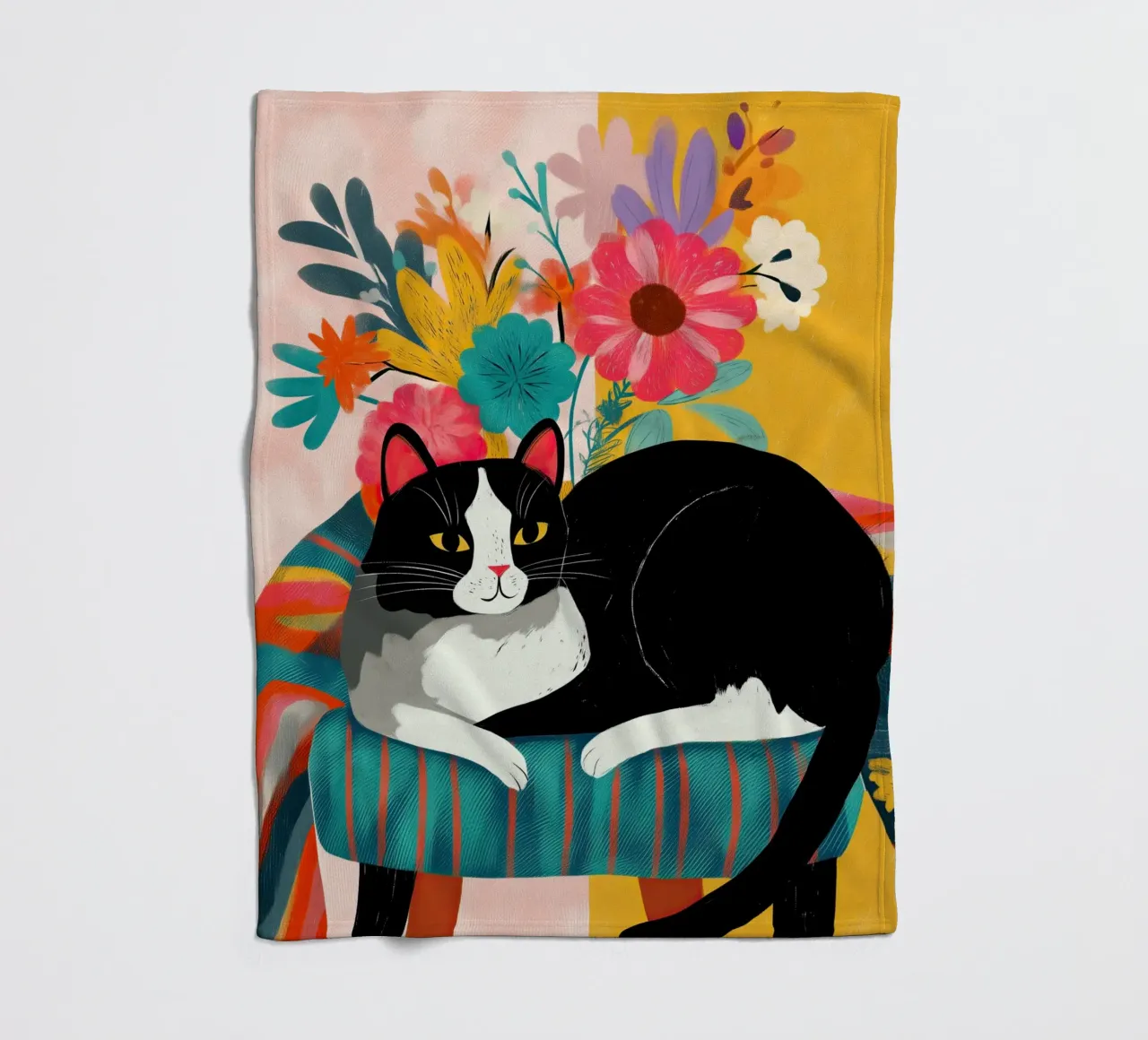 Bloom and Purr coperta in pile da Luca