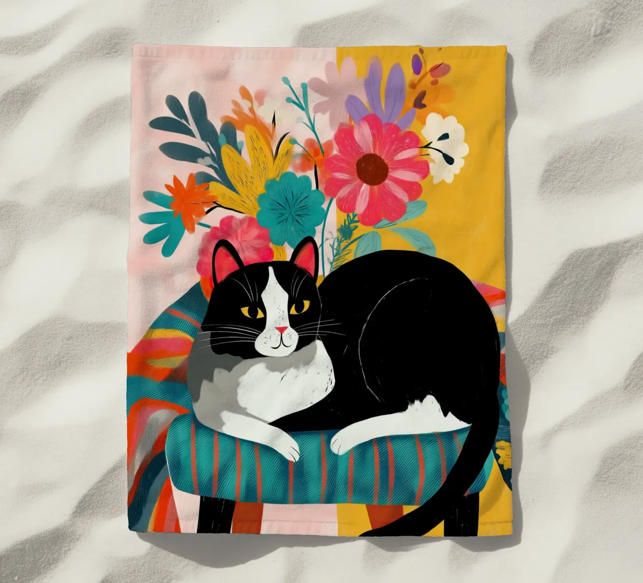 Bloom and Purr telo mare da Luca