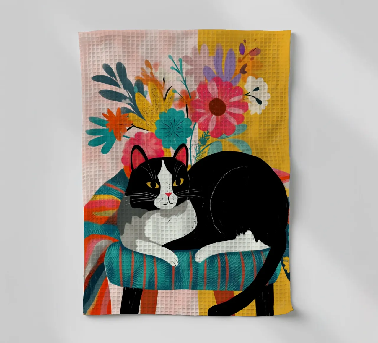 Bloom and Purr torchon de Luca