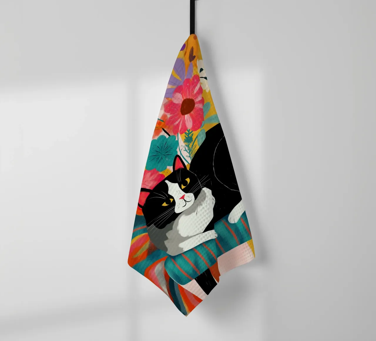 Bloom and Purr torchon de Luca