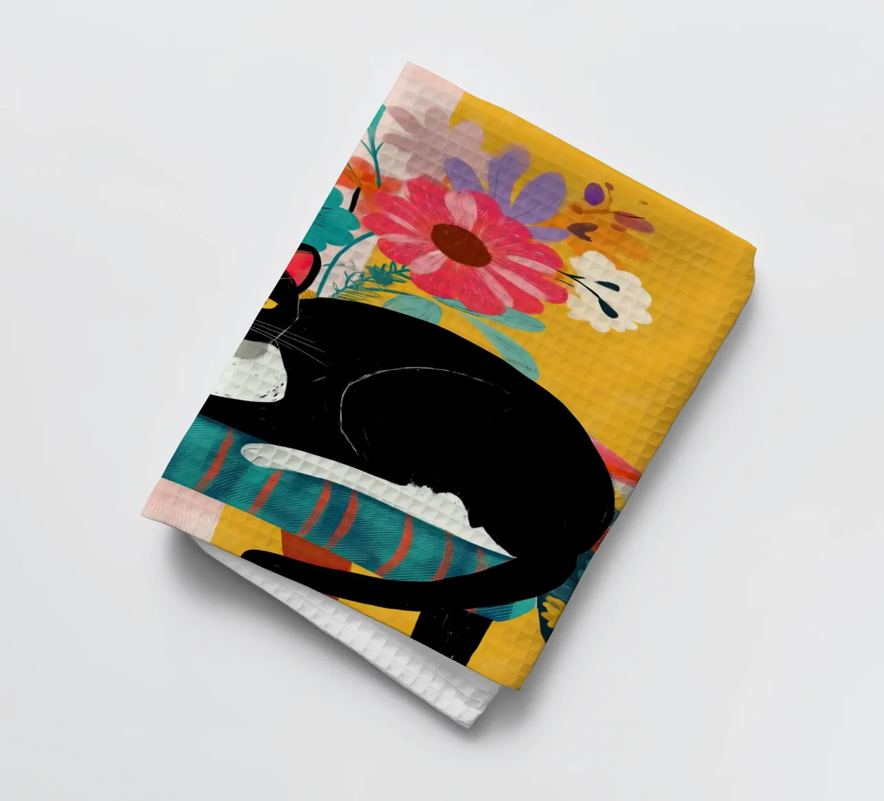 Bloom and Purr torchon de Luca