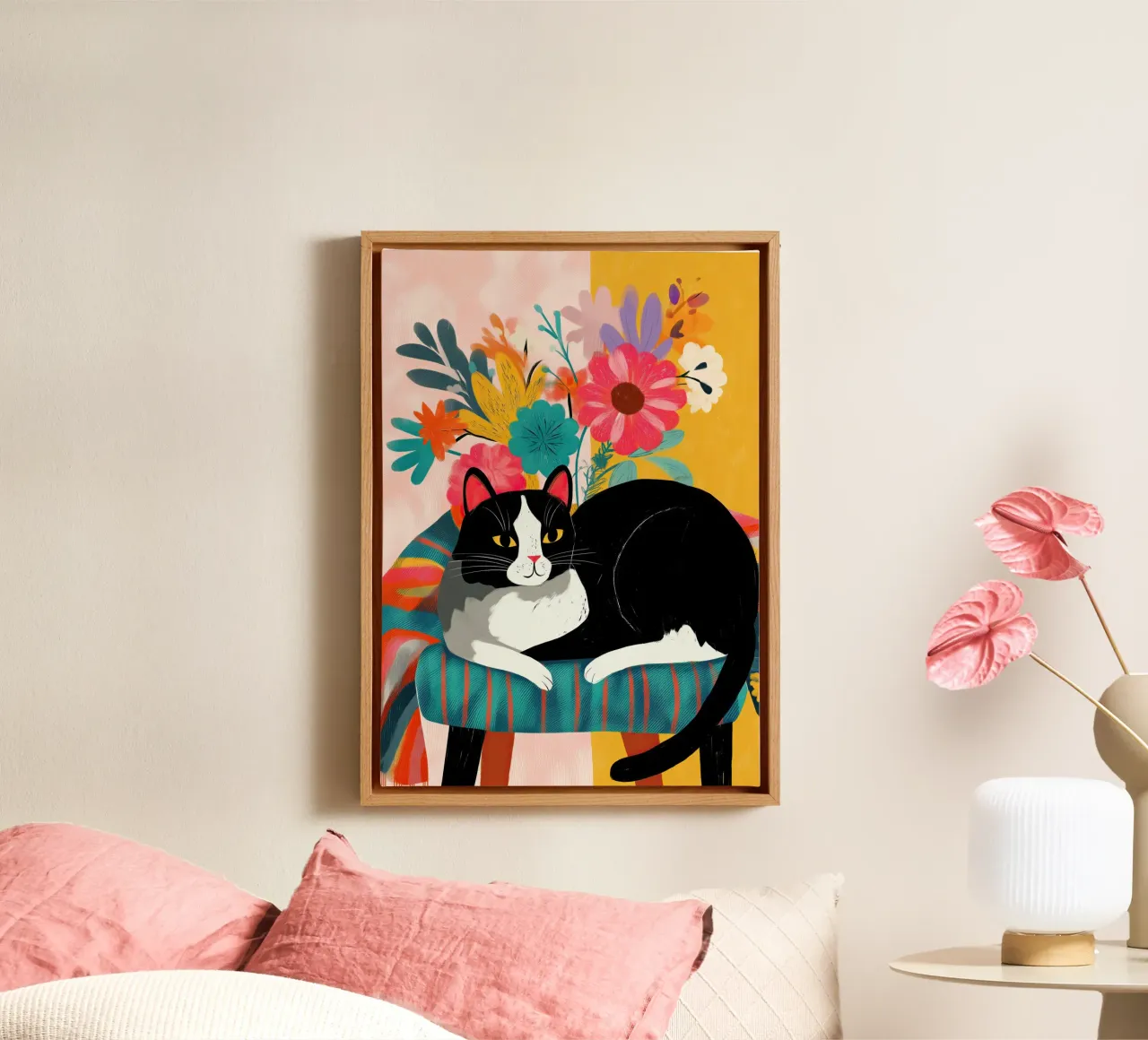 Bloom and Purr tela da Luca