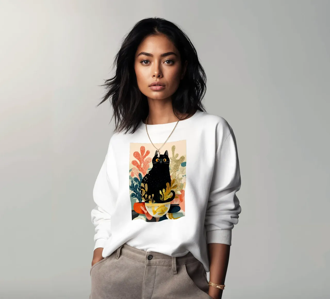 Curiosity in Bloom sudadera de Luca