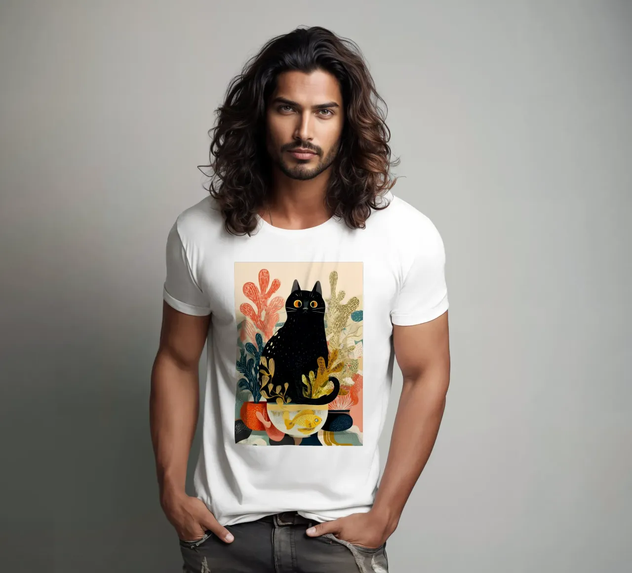 Curiosity in Bloom t-shirt da Luca