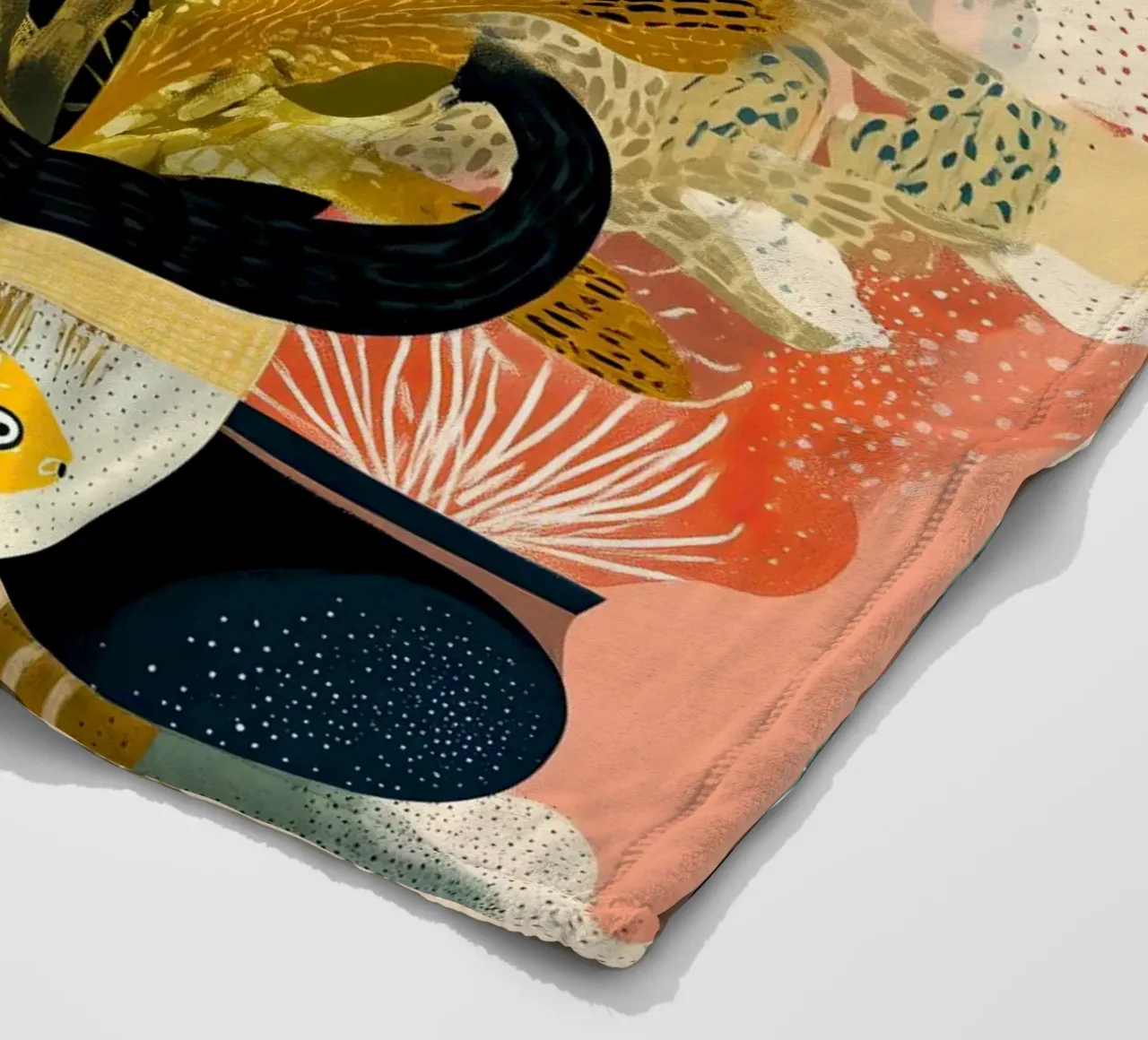 Curiosity in Bloom coperta in pile da Luca