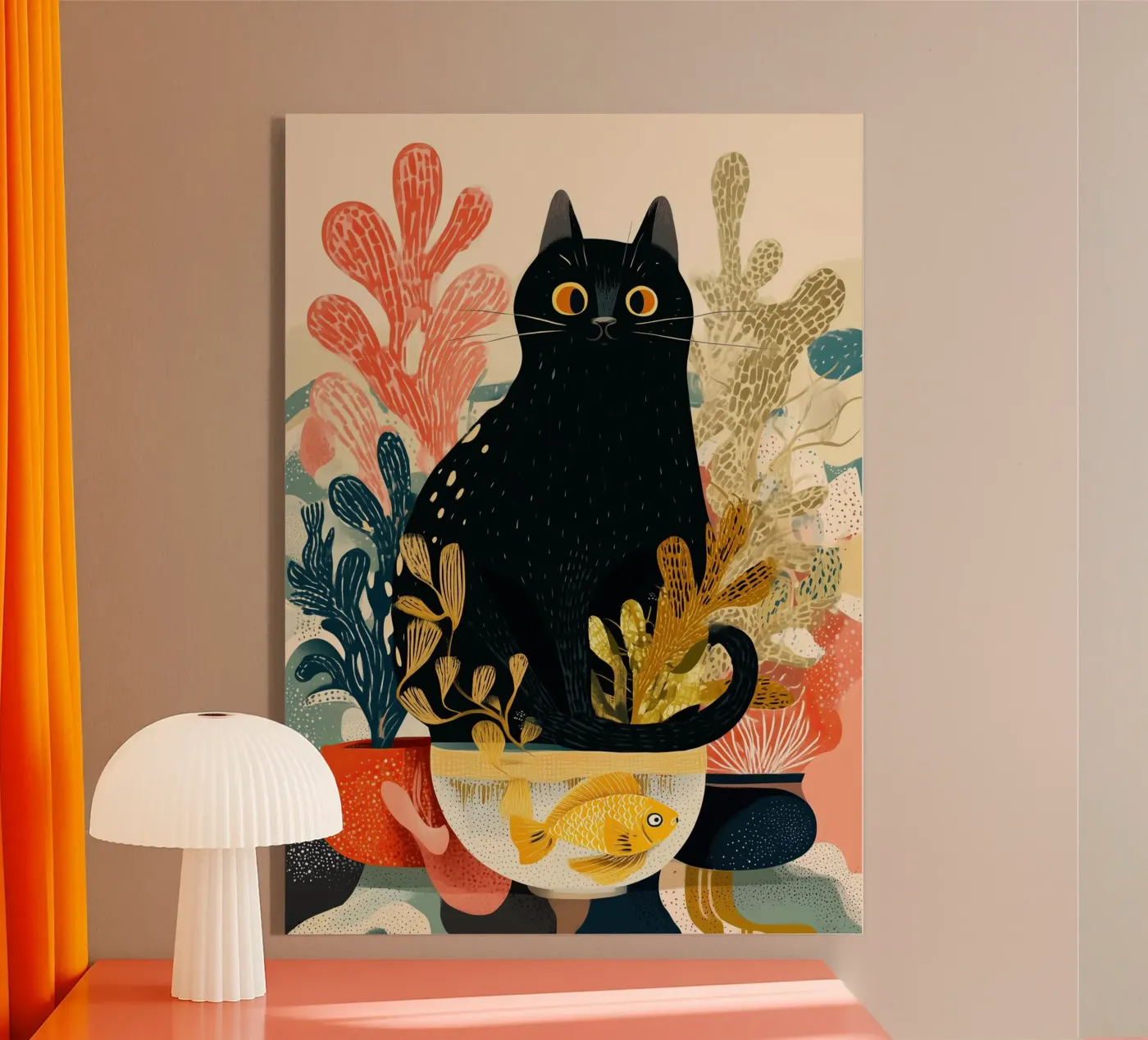 Curiosity in Bloom plexiglass da Luca