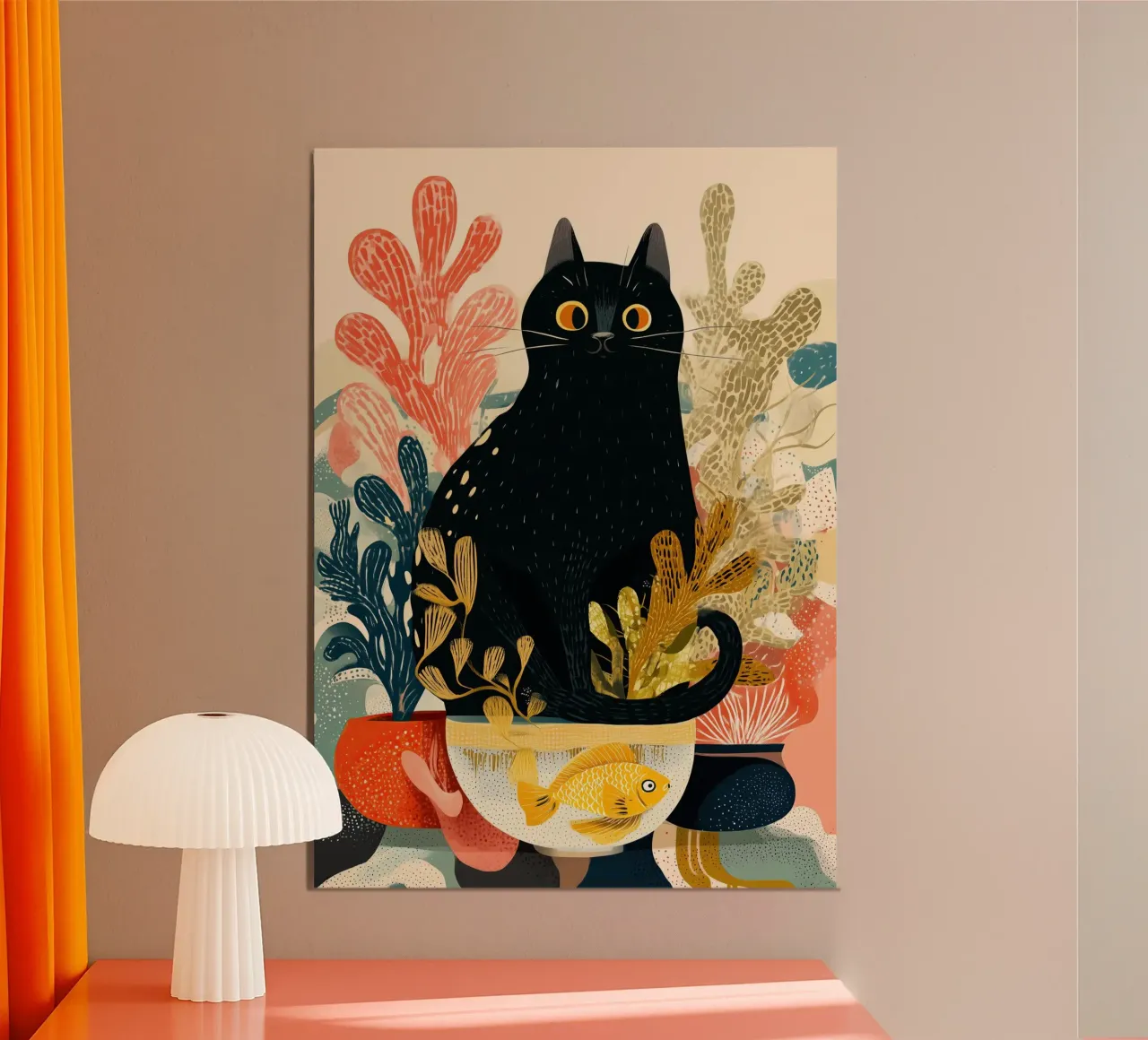 Curiosity in Bloom alluminio dibond da Luca