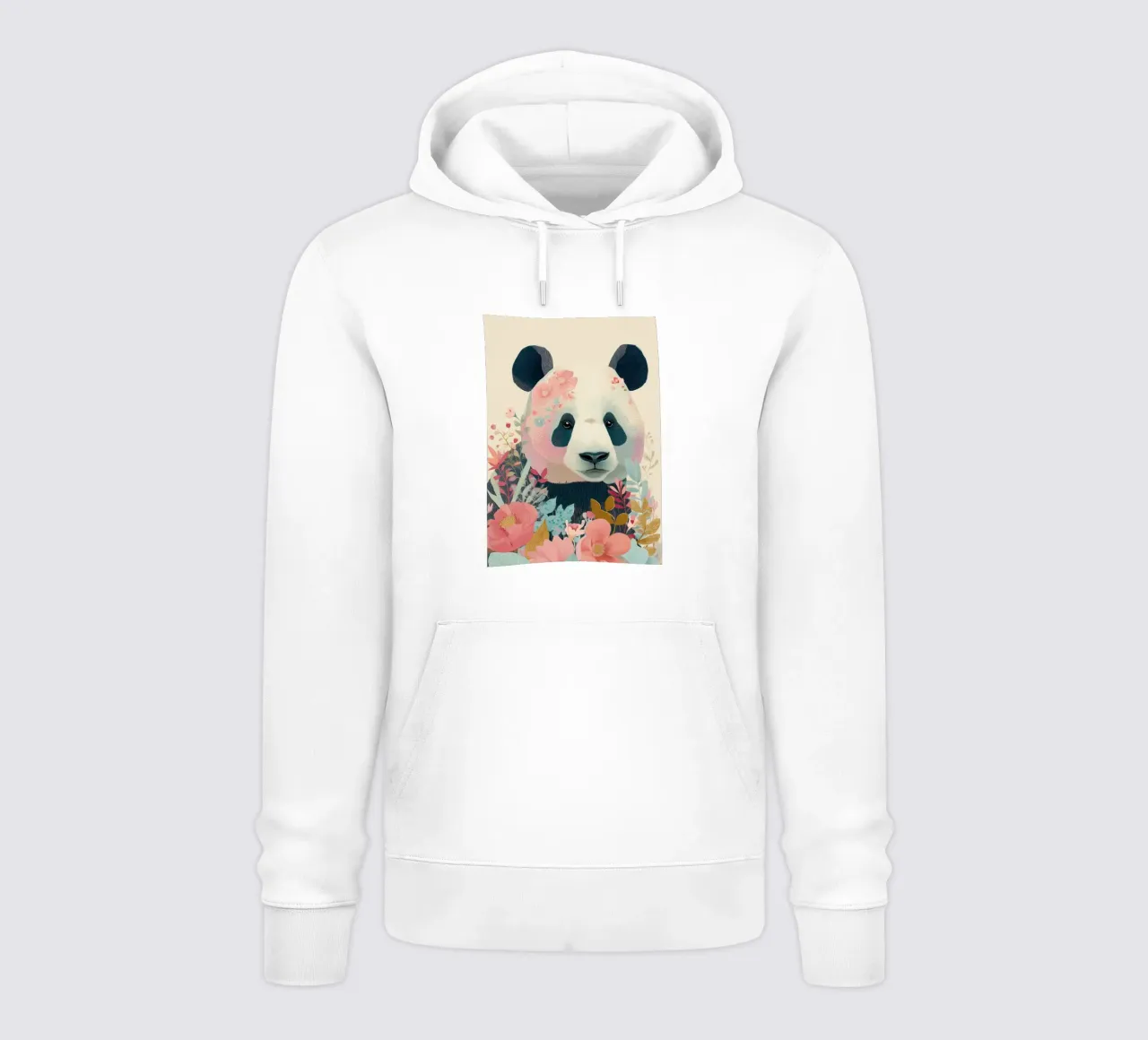 Panda in Bloom felpa con cappuccio da Luca