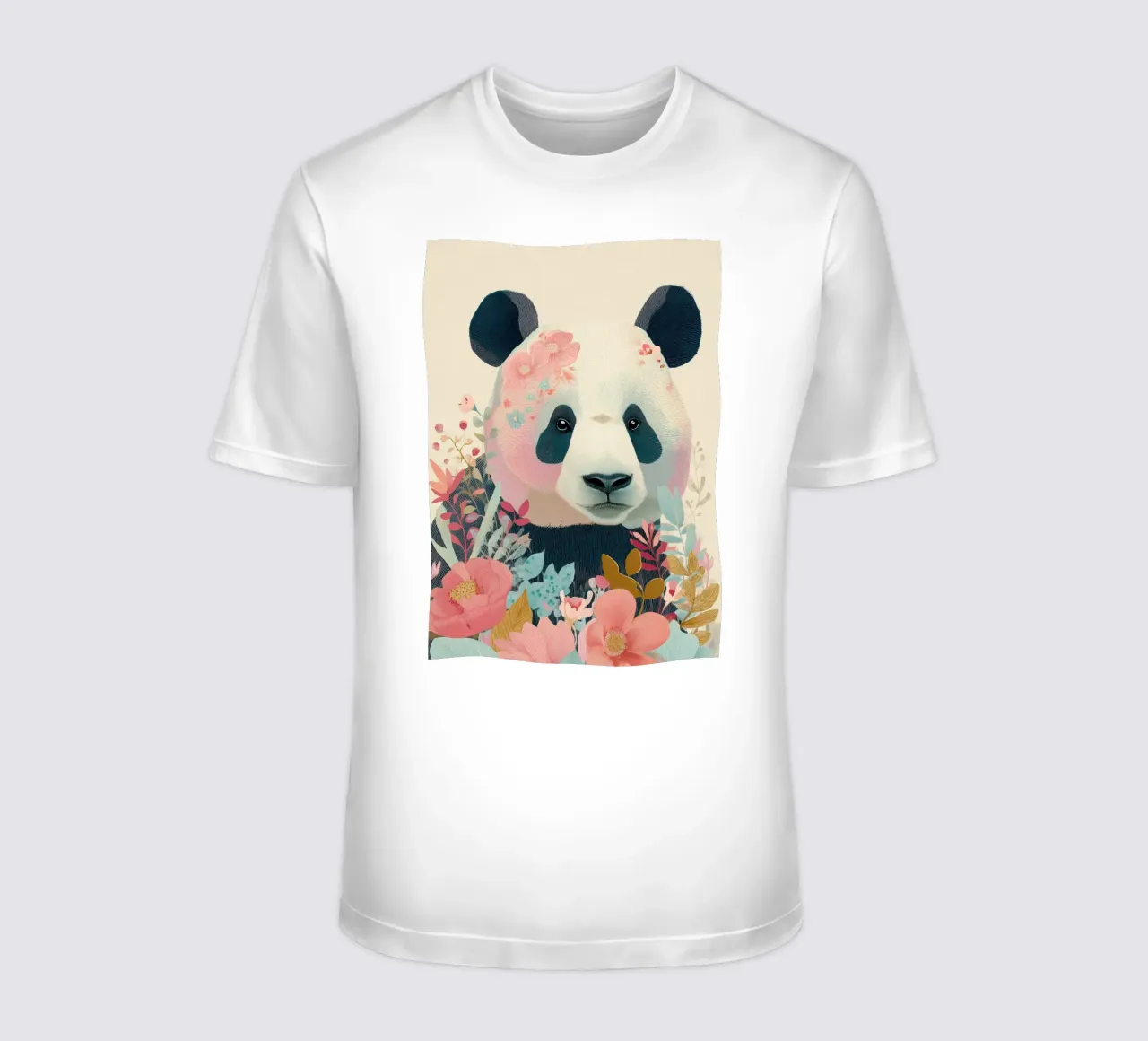 Panda in Bloom t-shirt da Luca