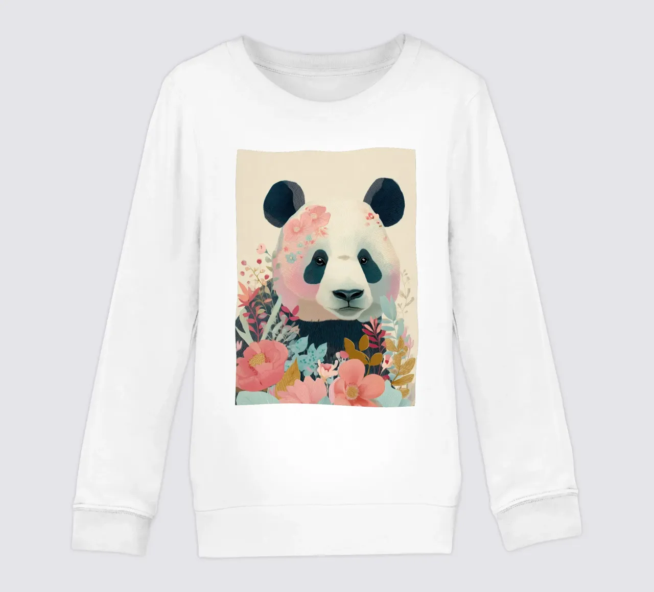 Panda in Bloom felpa bambino da Luca