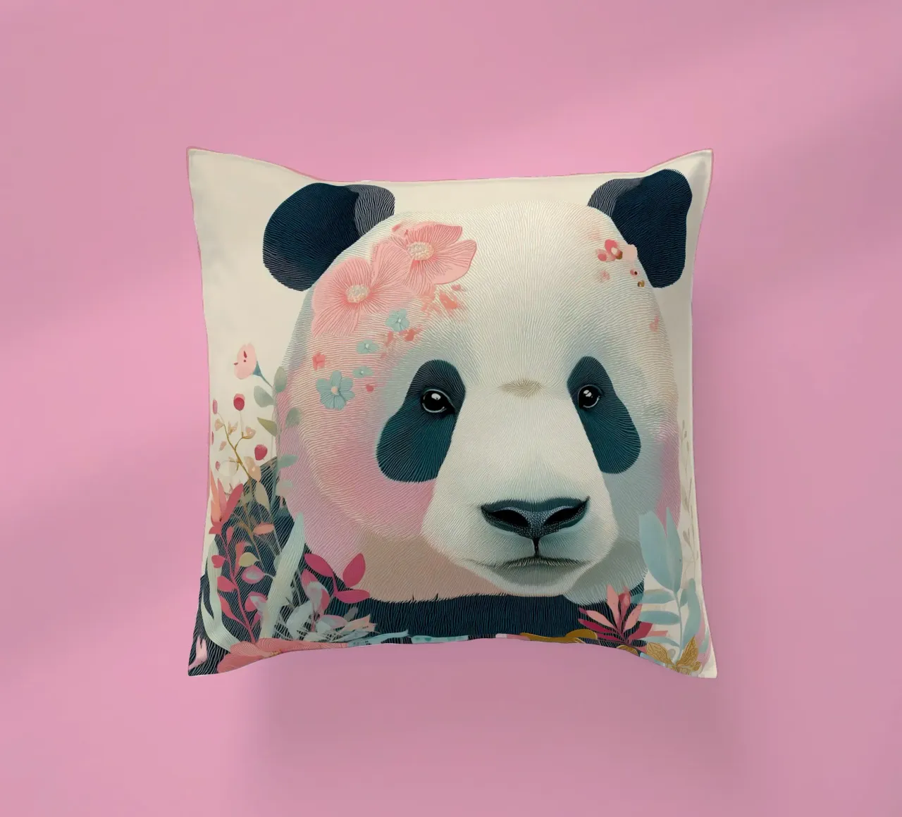 Panda in Bloom cuscino da Luca