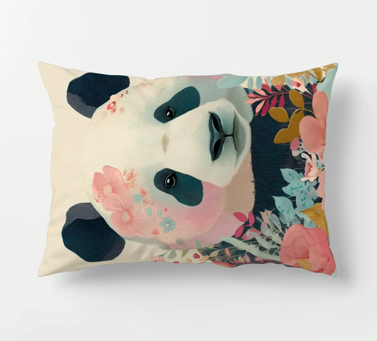 Panda in Bloom cuscino da Luca