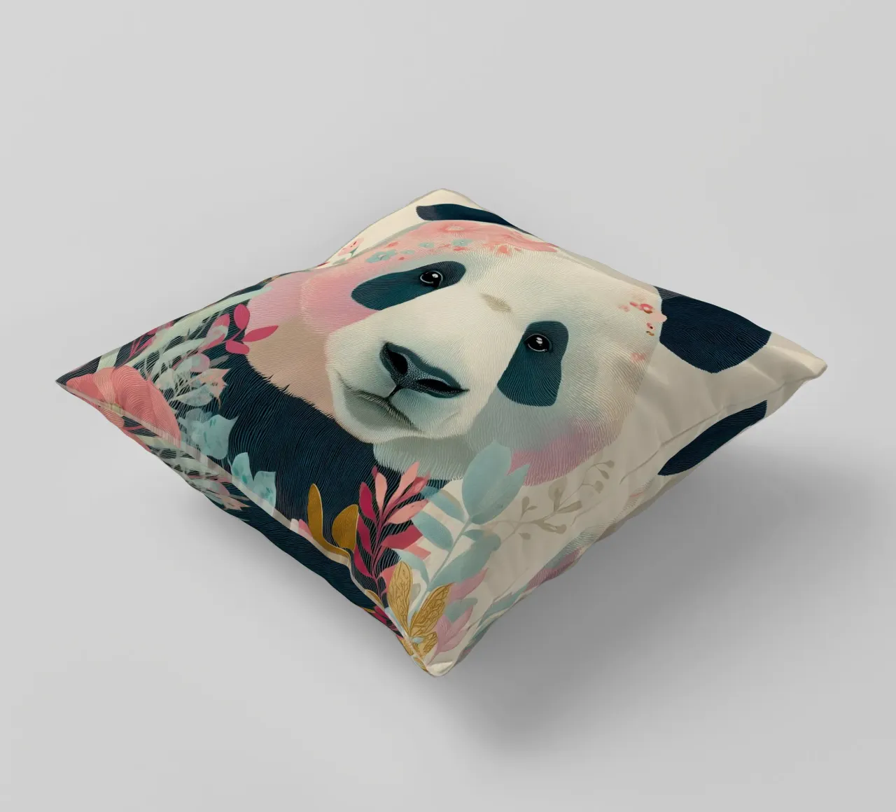 Panda in Bloom cuscino da Luca