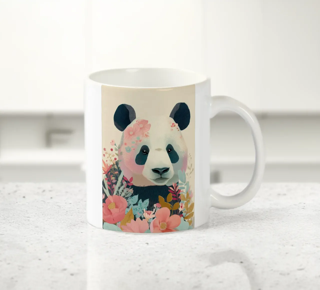 Panda in Bloom tazza in ceramica da Luca