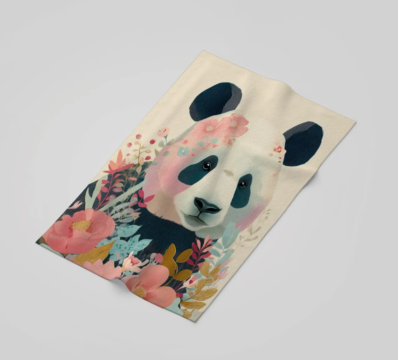 Panda in Bloom telo mare da Luca