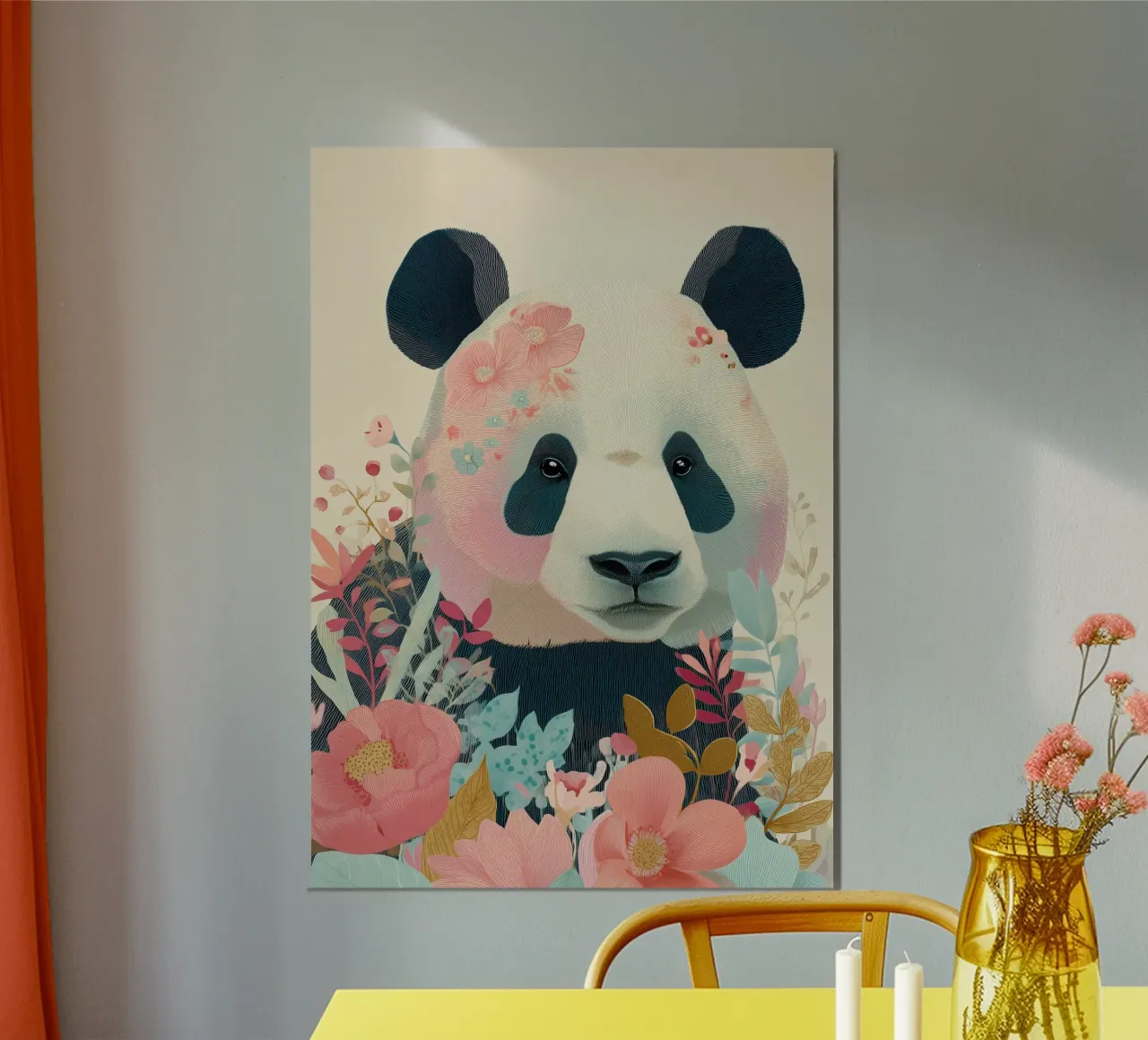 Panda in Bloom poster da Luca