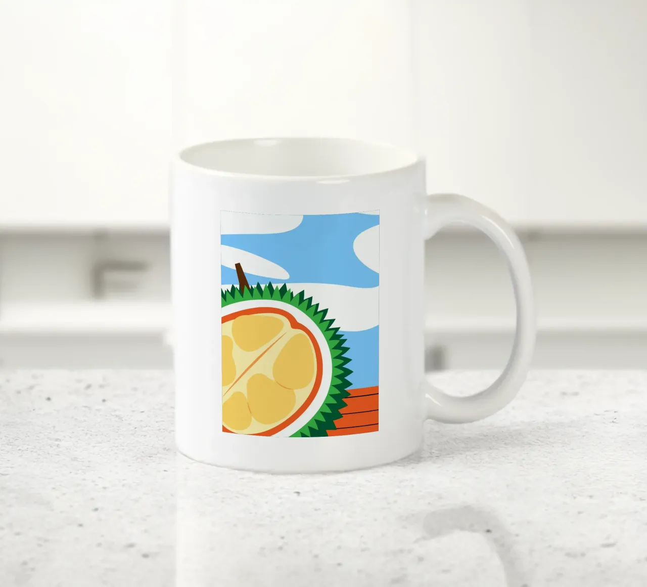 Durian tazza in ceramica da OFFICIAL FRUIT & VEGETABLES