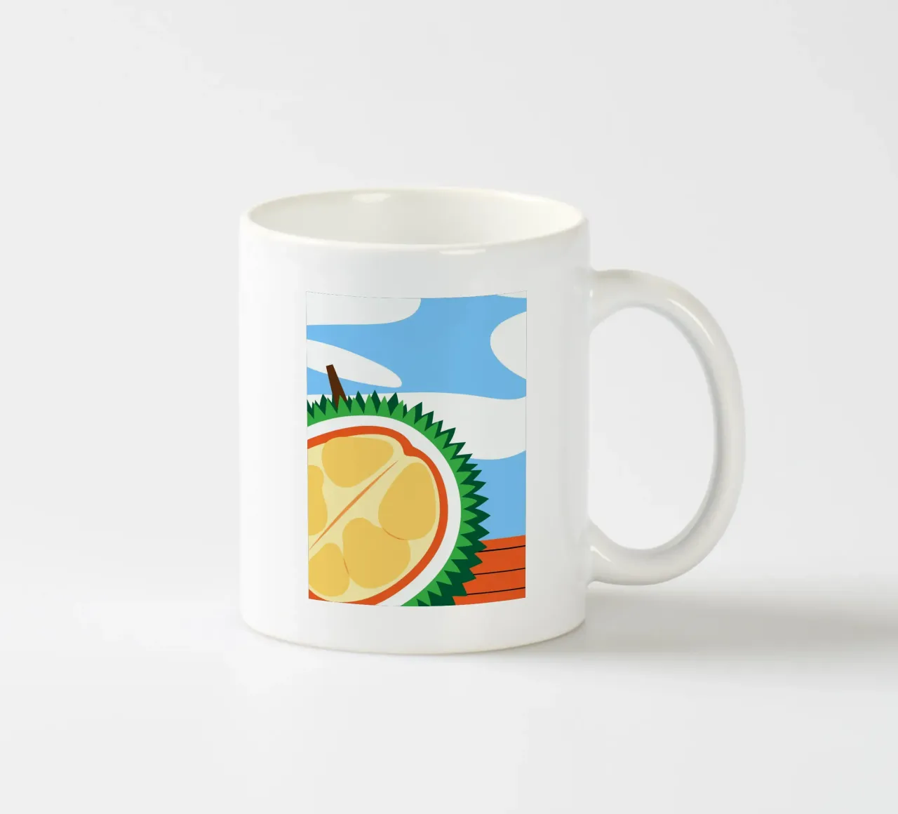 Durian tazza in ceramica da OFFICIAL FRUIT & VEGETABLES