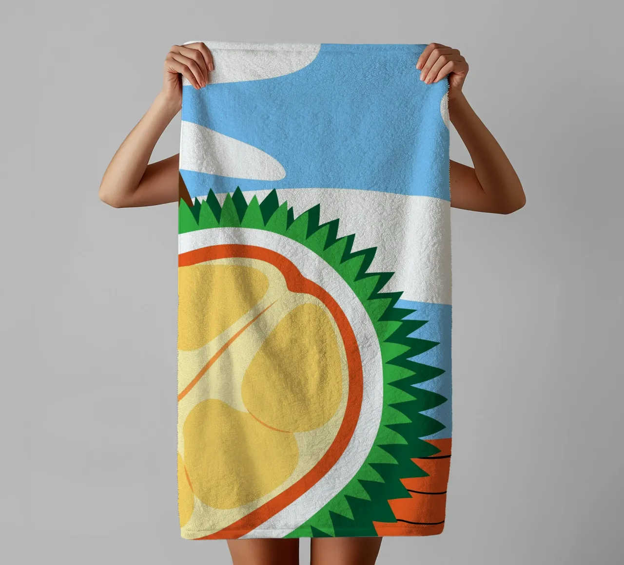 Durian badhanddoek van OFFICIAL FRUIT & VEGETABLES