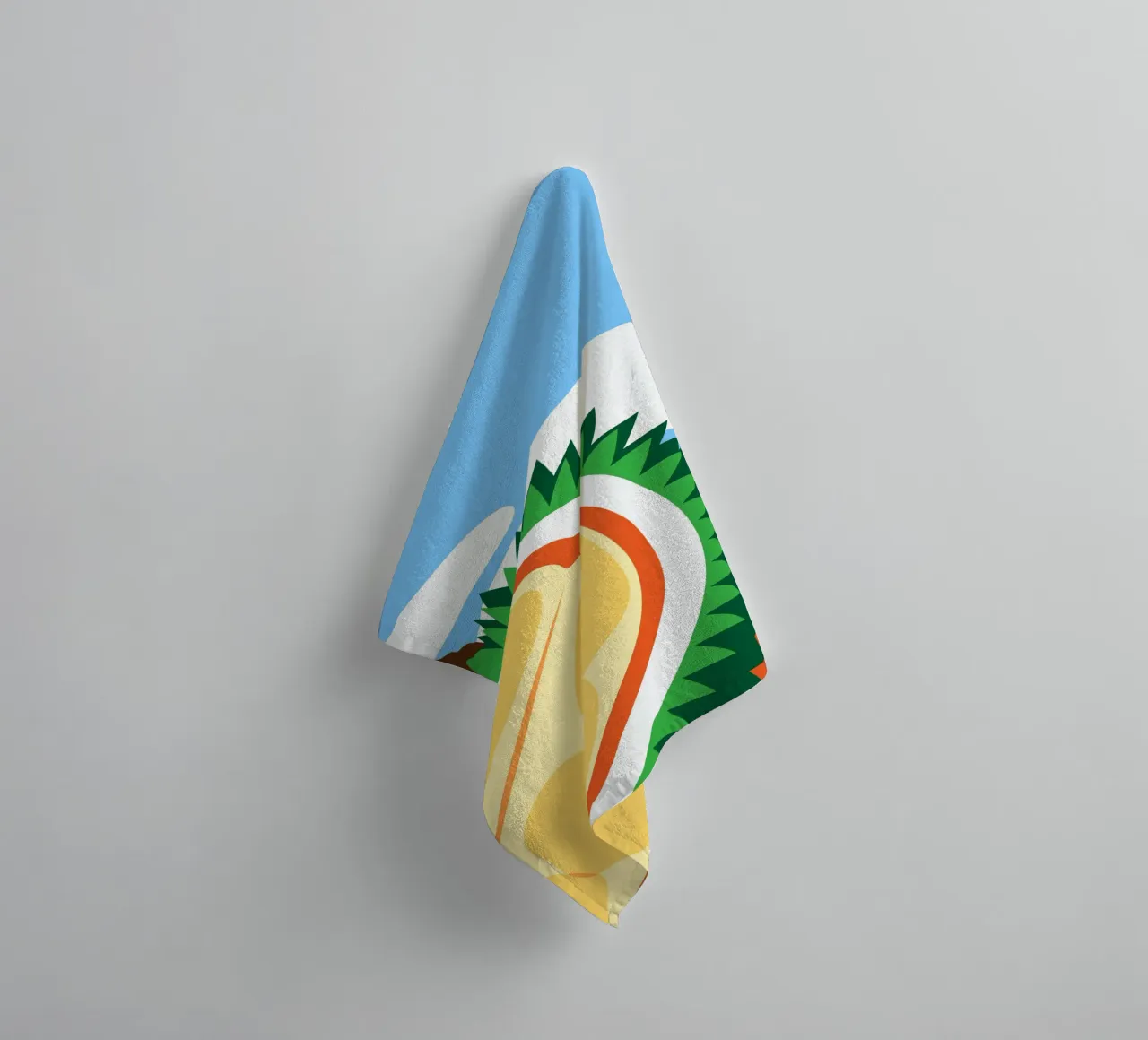 Durian badhanddoek van OFFICIAL FRUIT & VEGETABLES