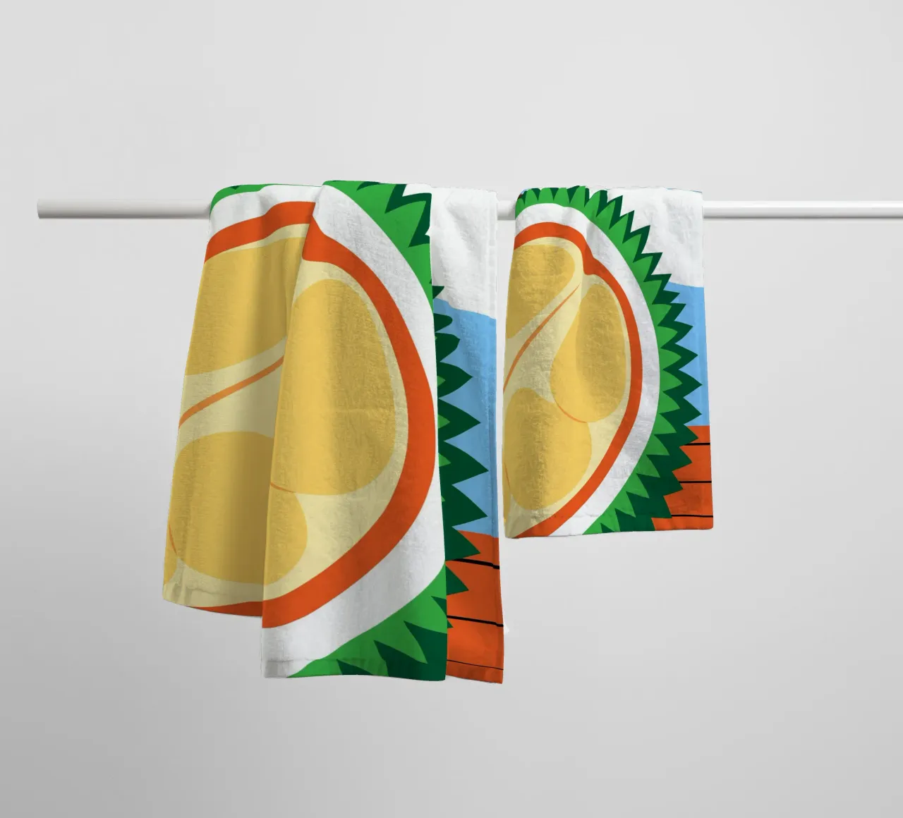 Durian badhanddoek van OFFICIAL FRUIT & VEGETABLES