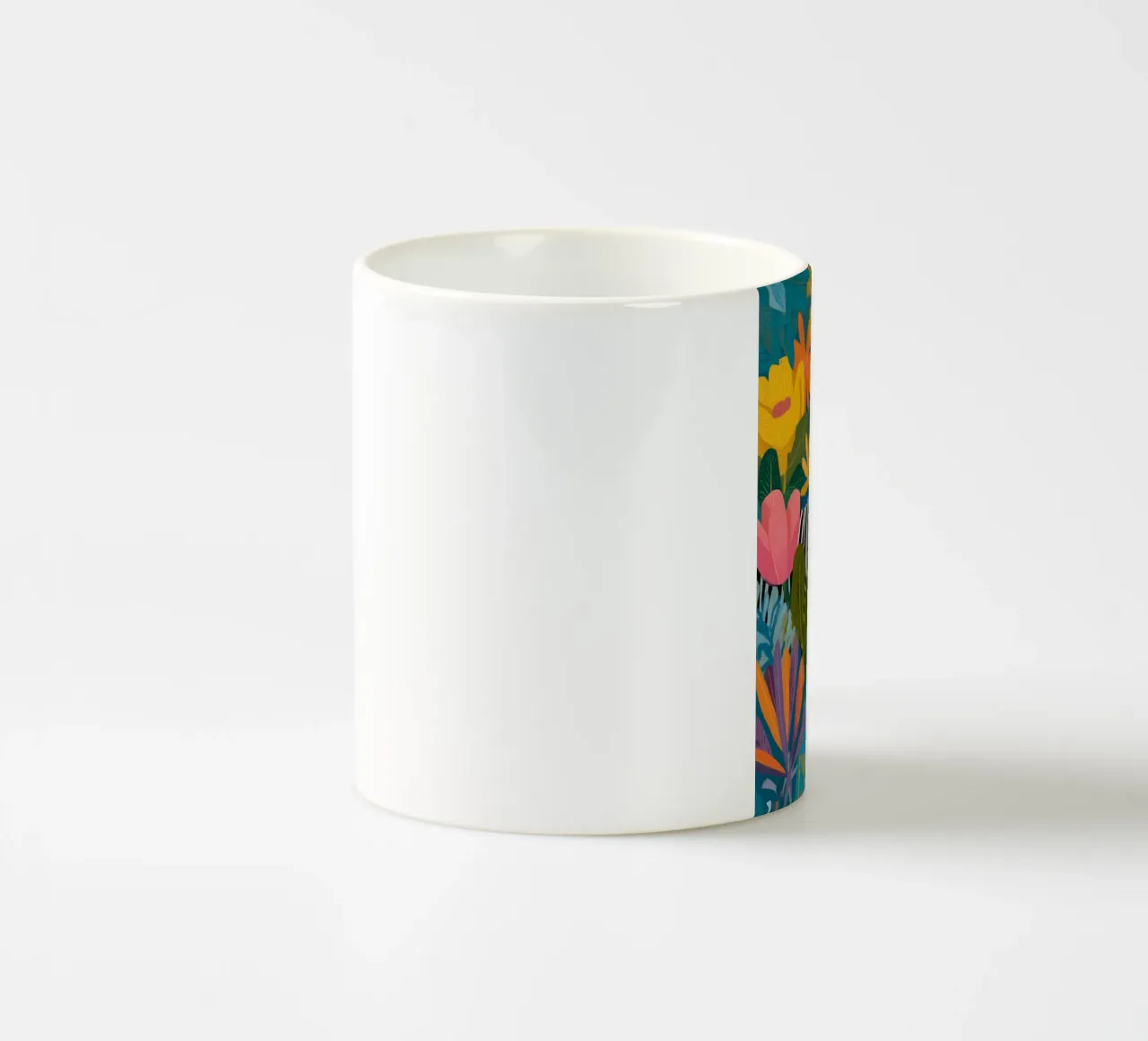 Blooming Stripes - Zebra in Lush Flora tazza in ceramica da Luca