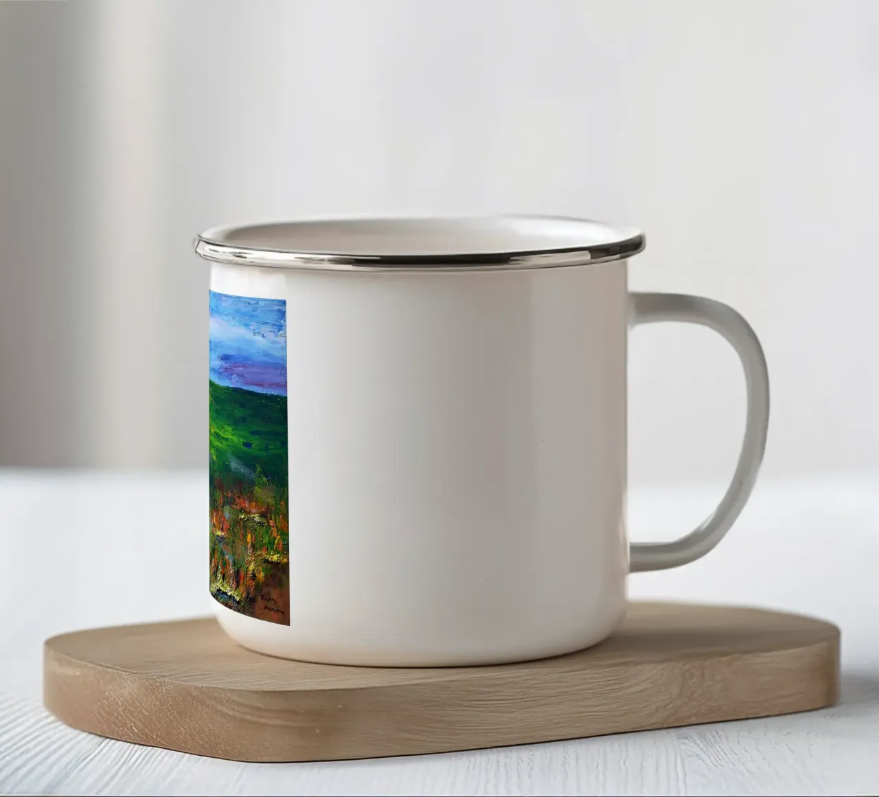 IL VECCHIO MELO. tazza in smalto da Little treasures for your home