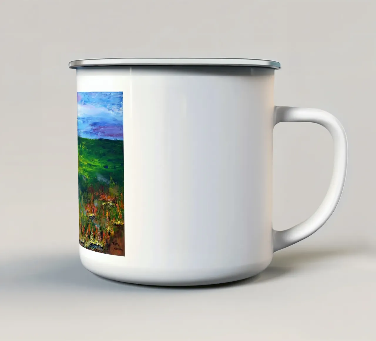 IL VECCHIO MELO. tazza in smalto da Little treasures for your home