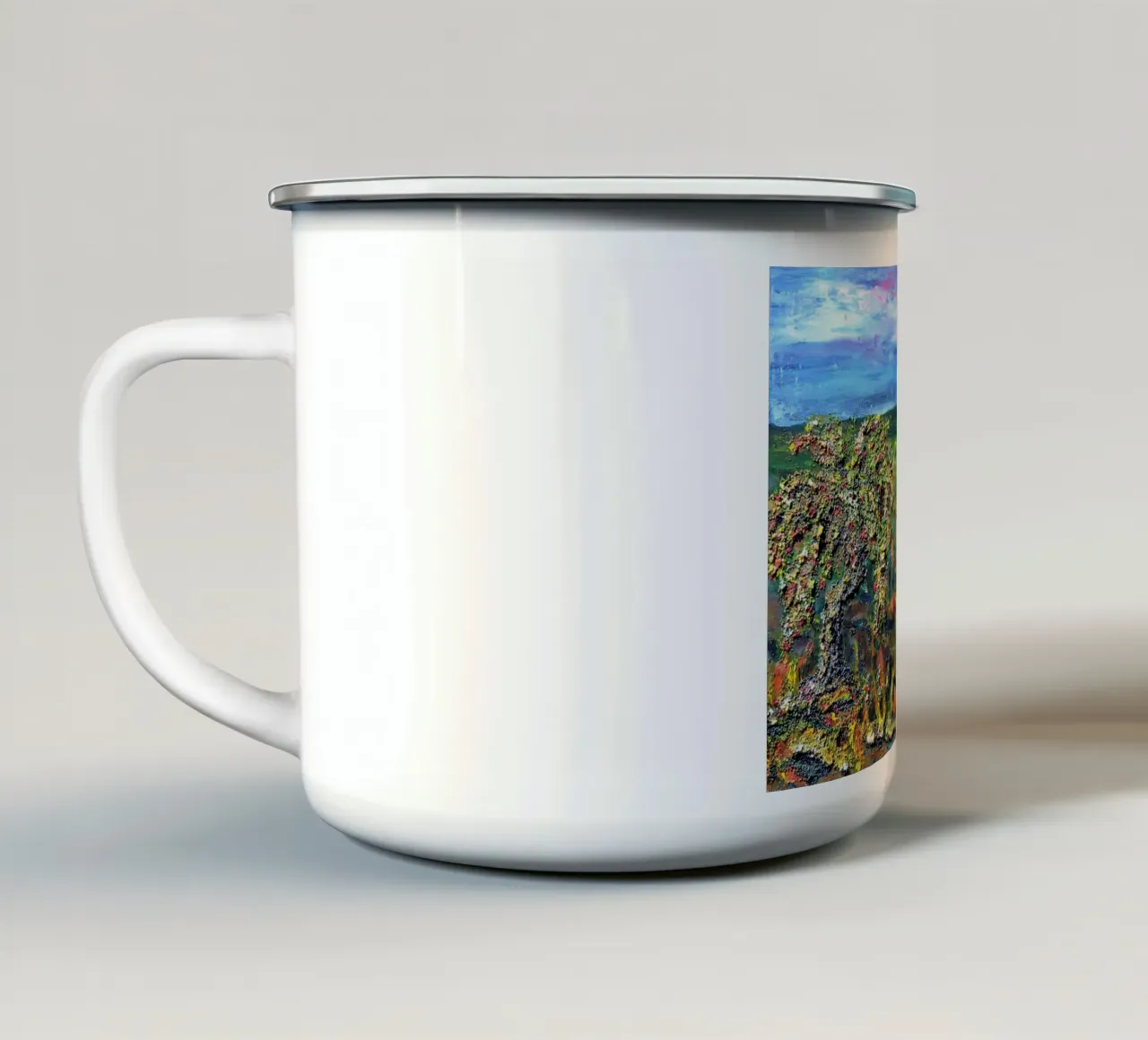 IL VECCHIO MELO. tazza in smalto da Little treasures for your home
