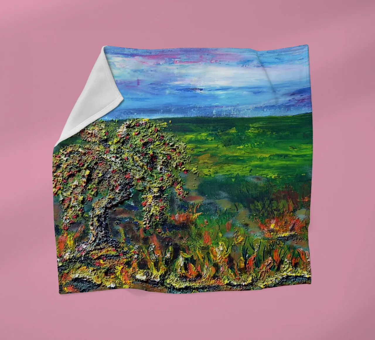IL VECCHIO MELO. coperta in pile da Little treasures for your home