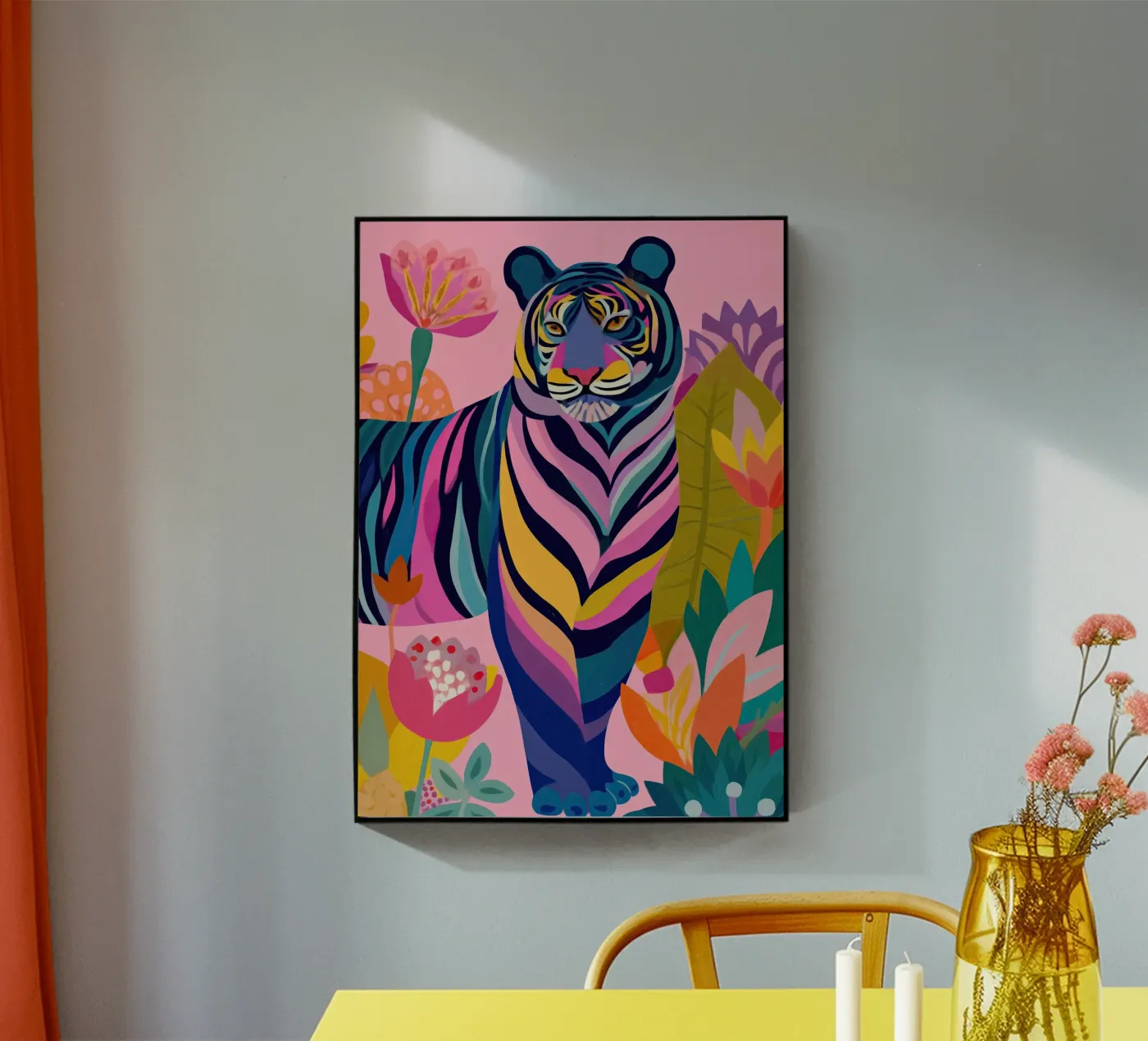 The Blooming Tiger plexiglass da Luca