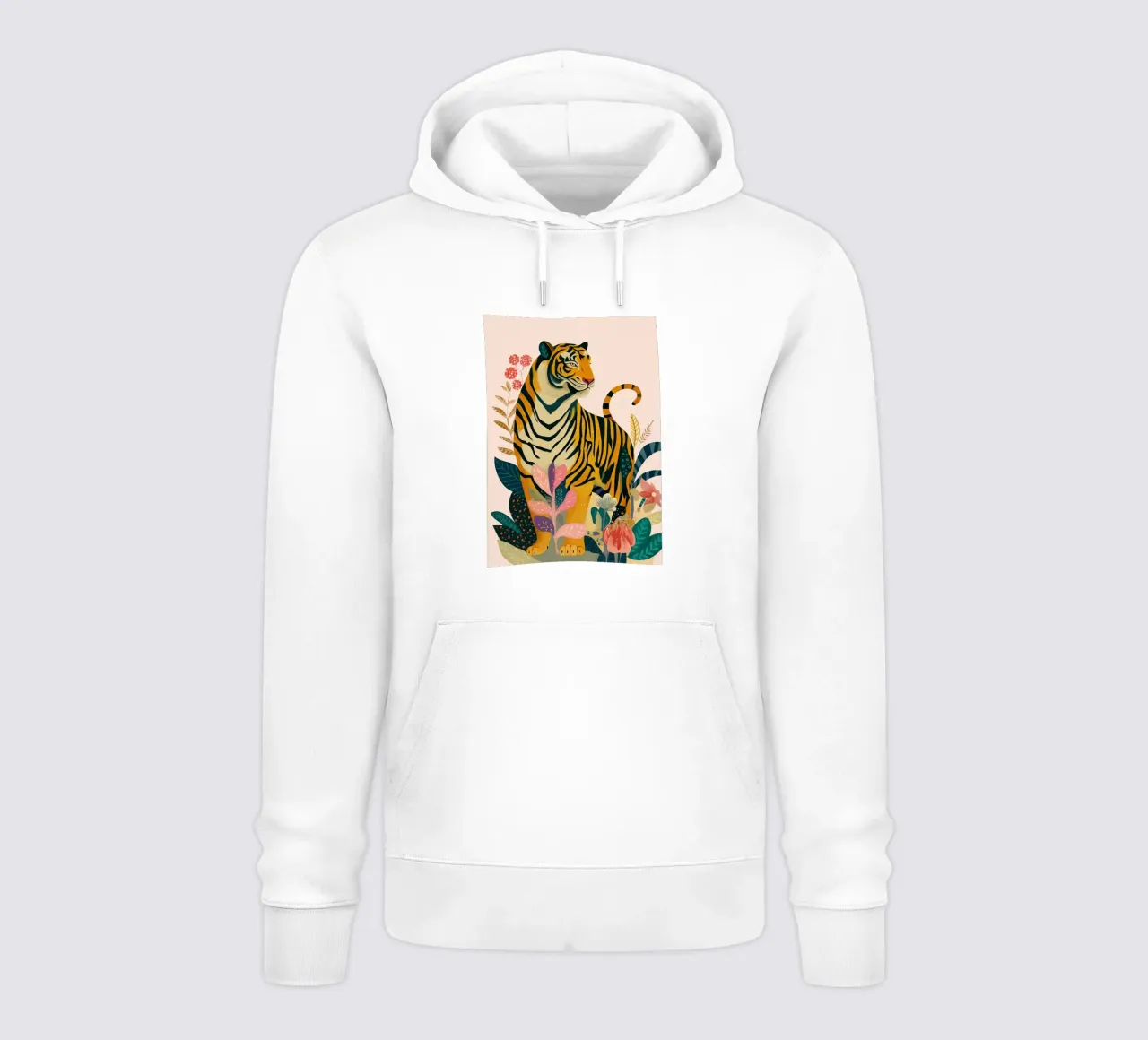 The Golden Tiger felpa con cappuccio da Luca