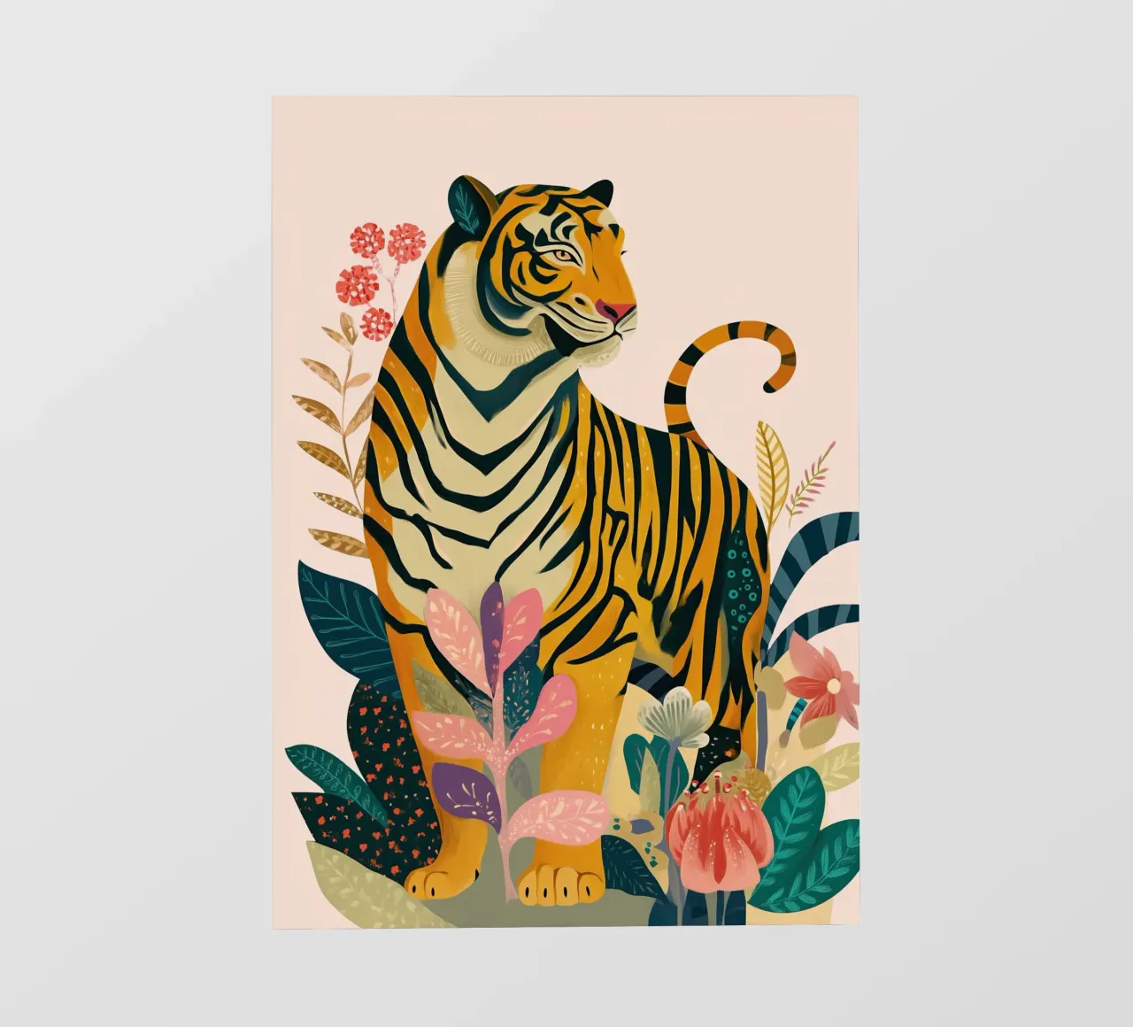 The Golden Tiger telo in pvc da Luca